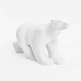 Skulptur Polar Bear