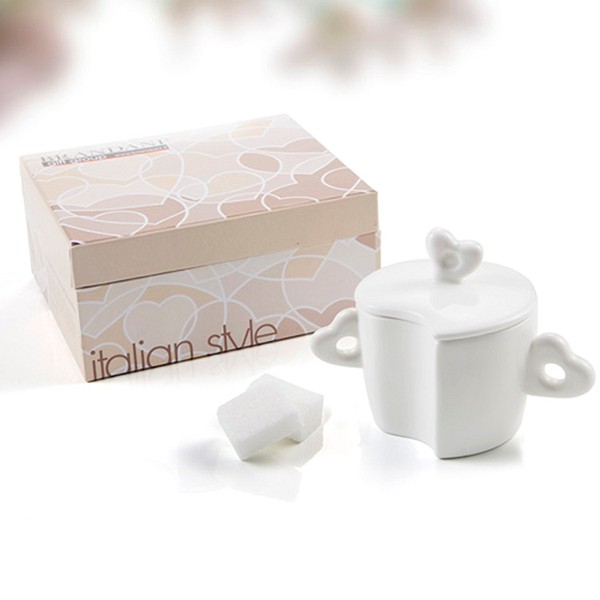 Porzellan Zuckerdose Herz