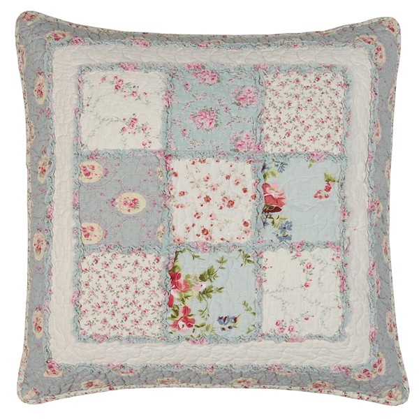 Kissen Patchwork Blau