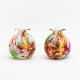 Set von 2 Kugel Vasen Colour Mix