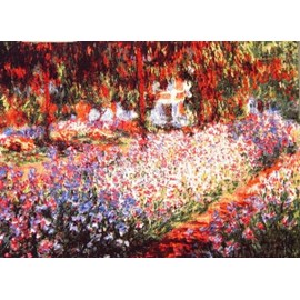 Wandteppich Iris in Monets Garten