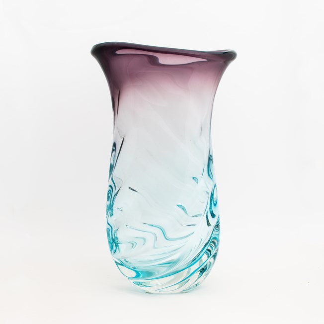 Vase Crystal Blue
