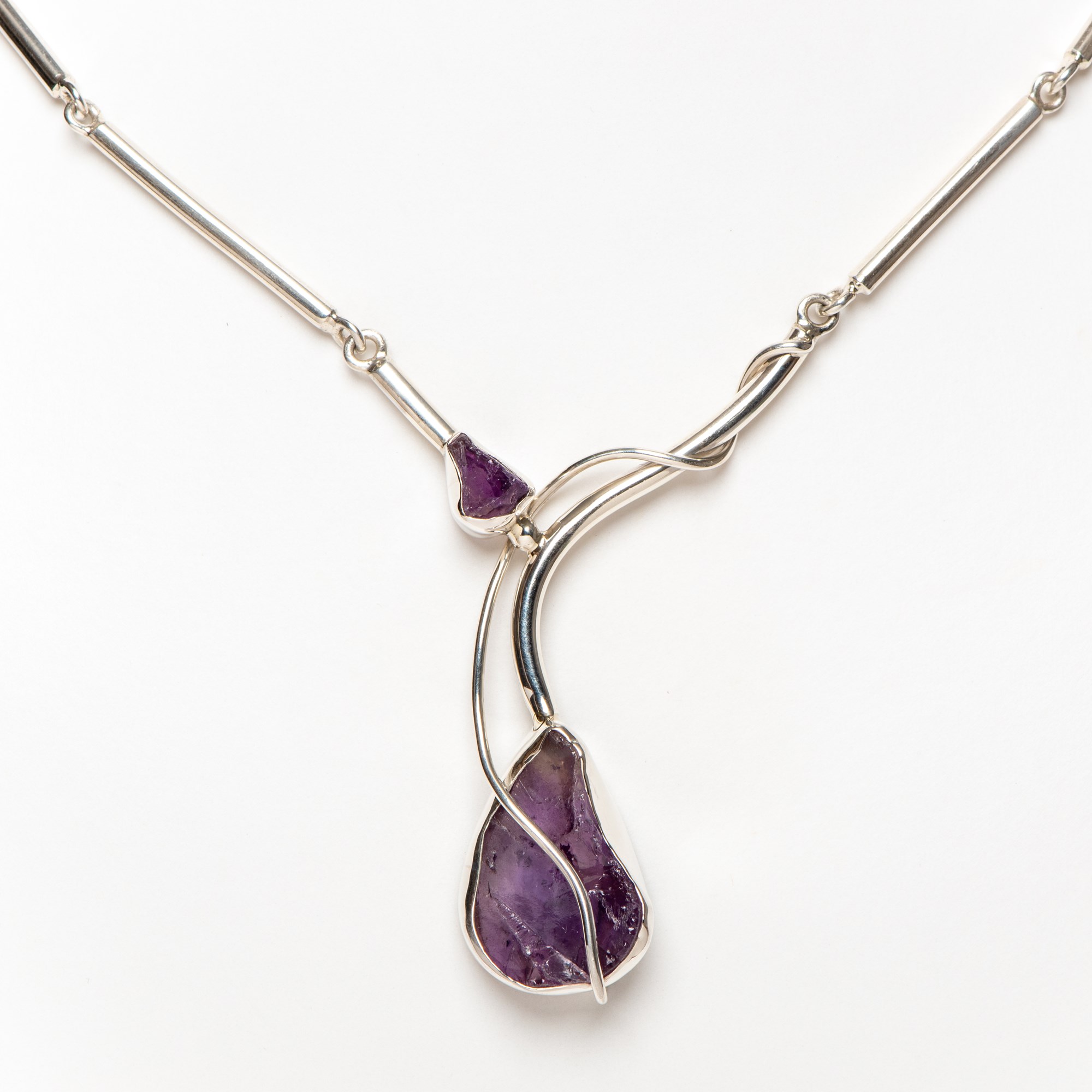 Halskette Purple Rock