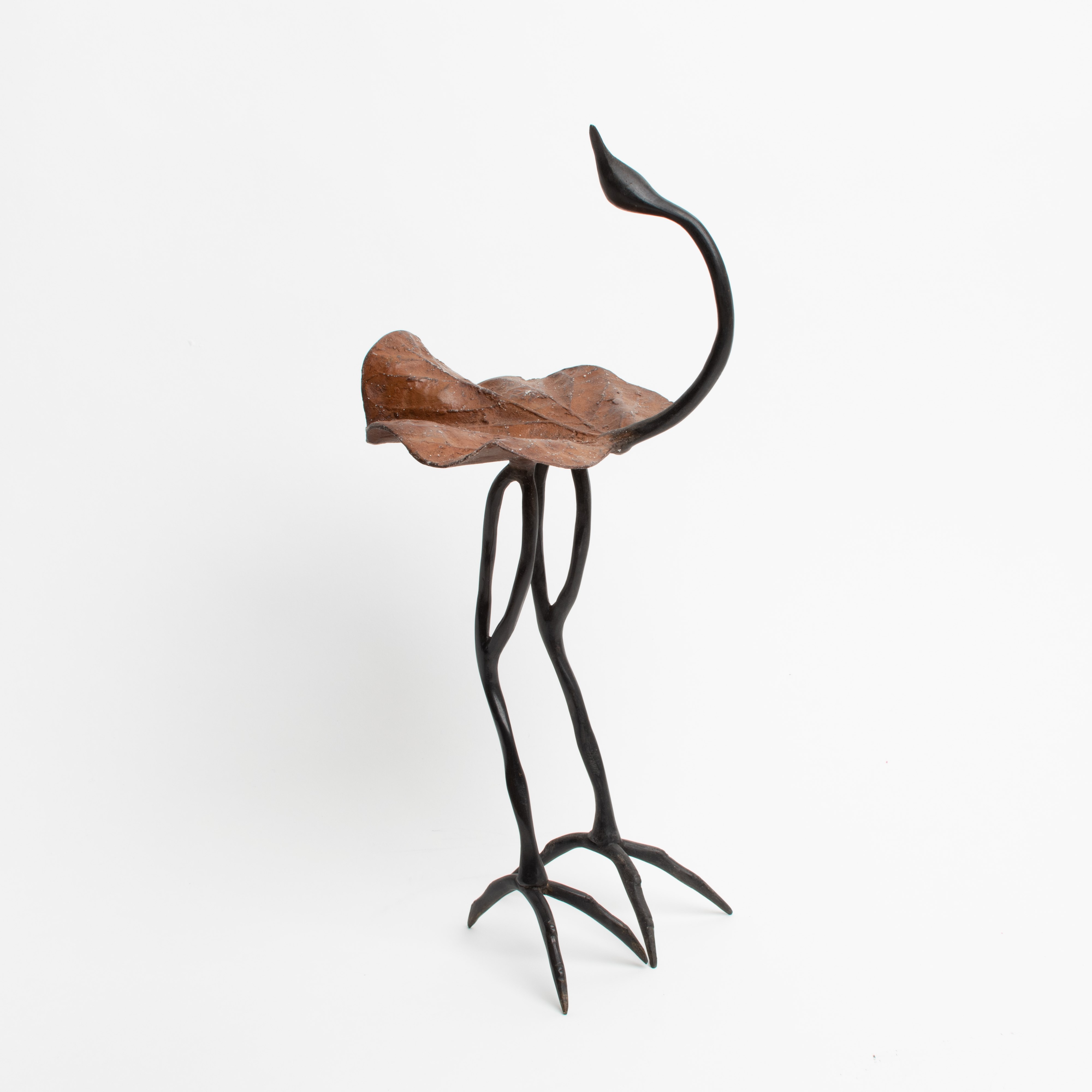 Skulptur Vogel Bronze
