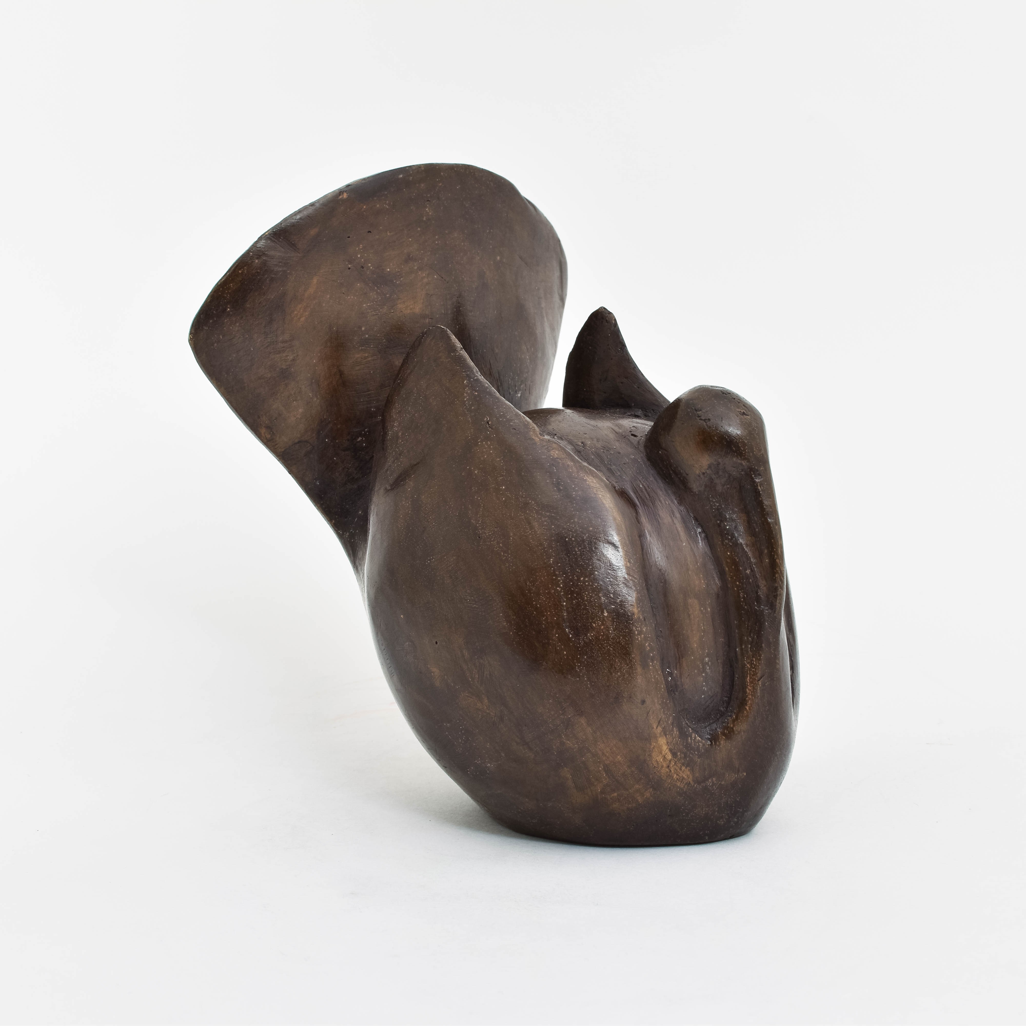 Bronzestatue Robuster Vogel