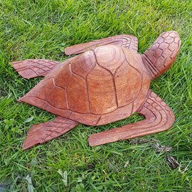 Holzskulptur Schildpad