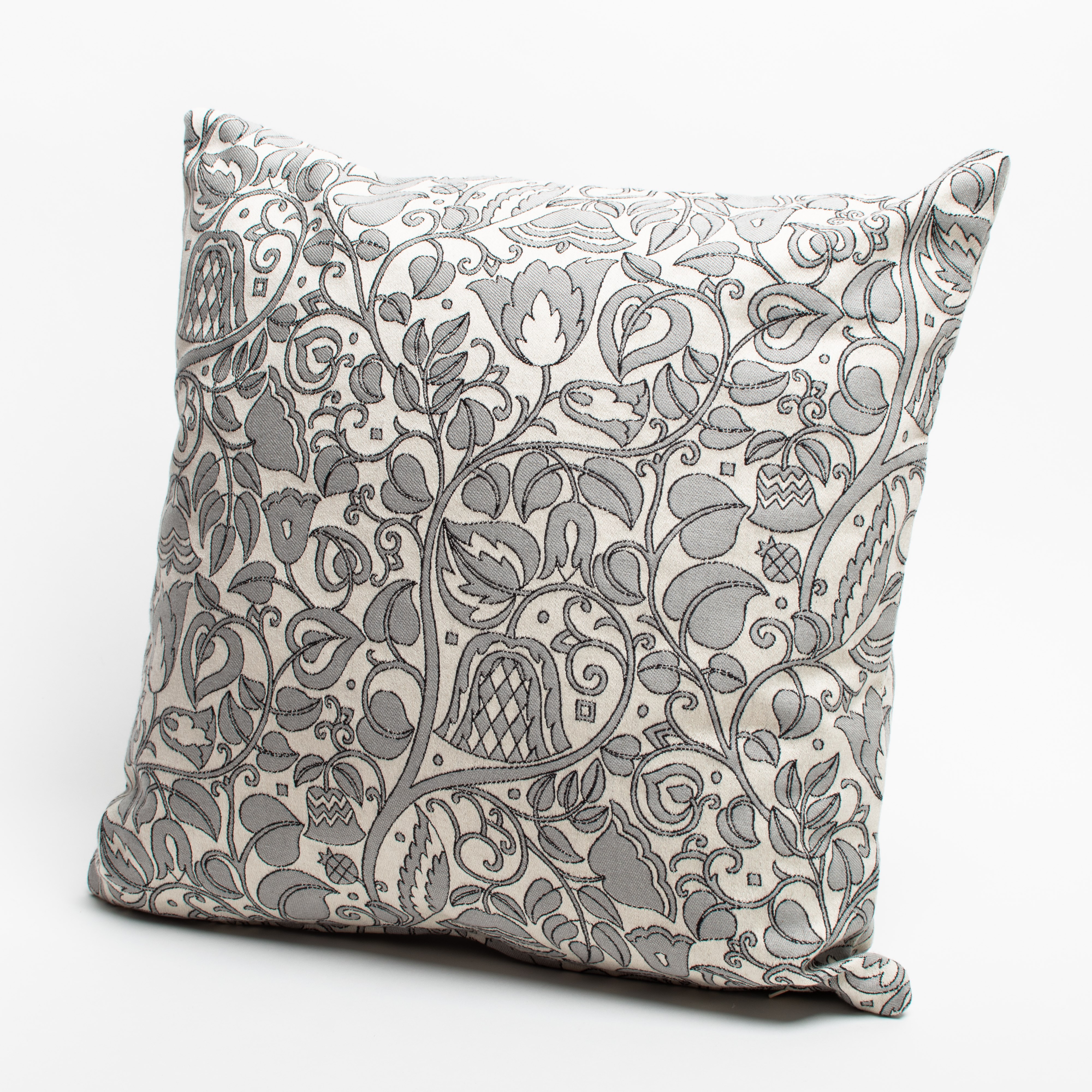 Kissen Bloom Grey