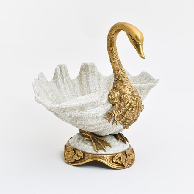 Schale/Skulptur Swan