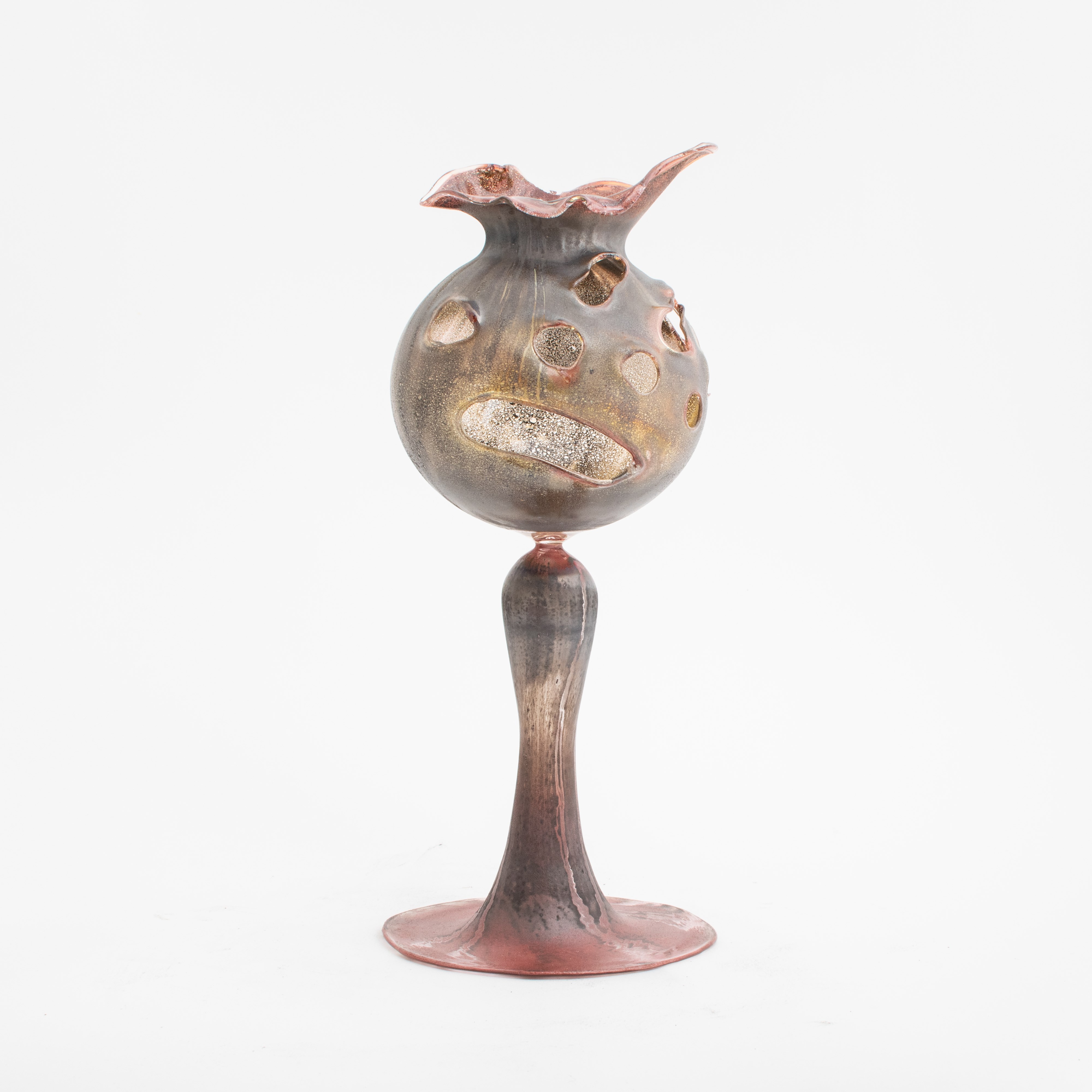 Jugendstil-Granatapfel aus Glas