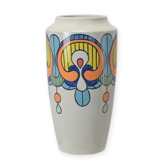 Art Deco Vase mit frischen Farben