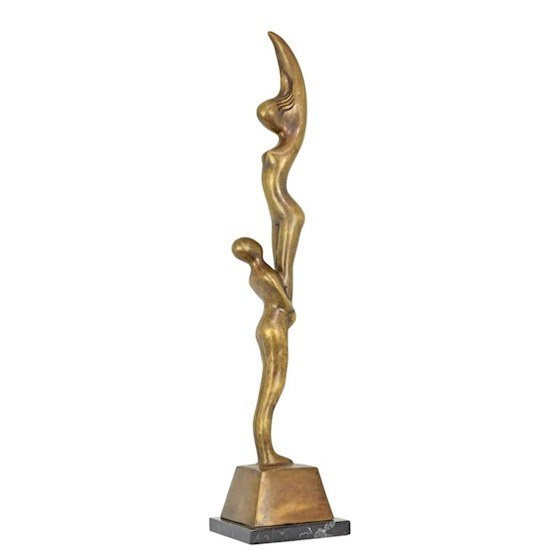 Skulptur Paar groß