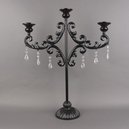 Kerzenleuchter  Decorate Black 3 Armen Hoch