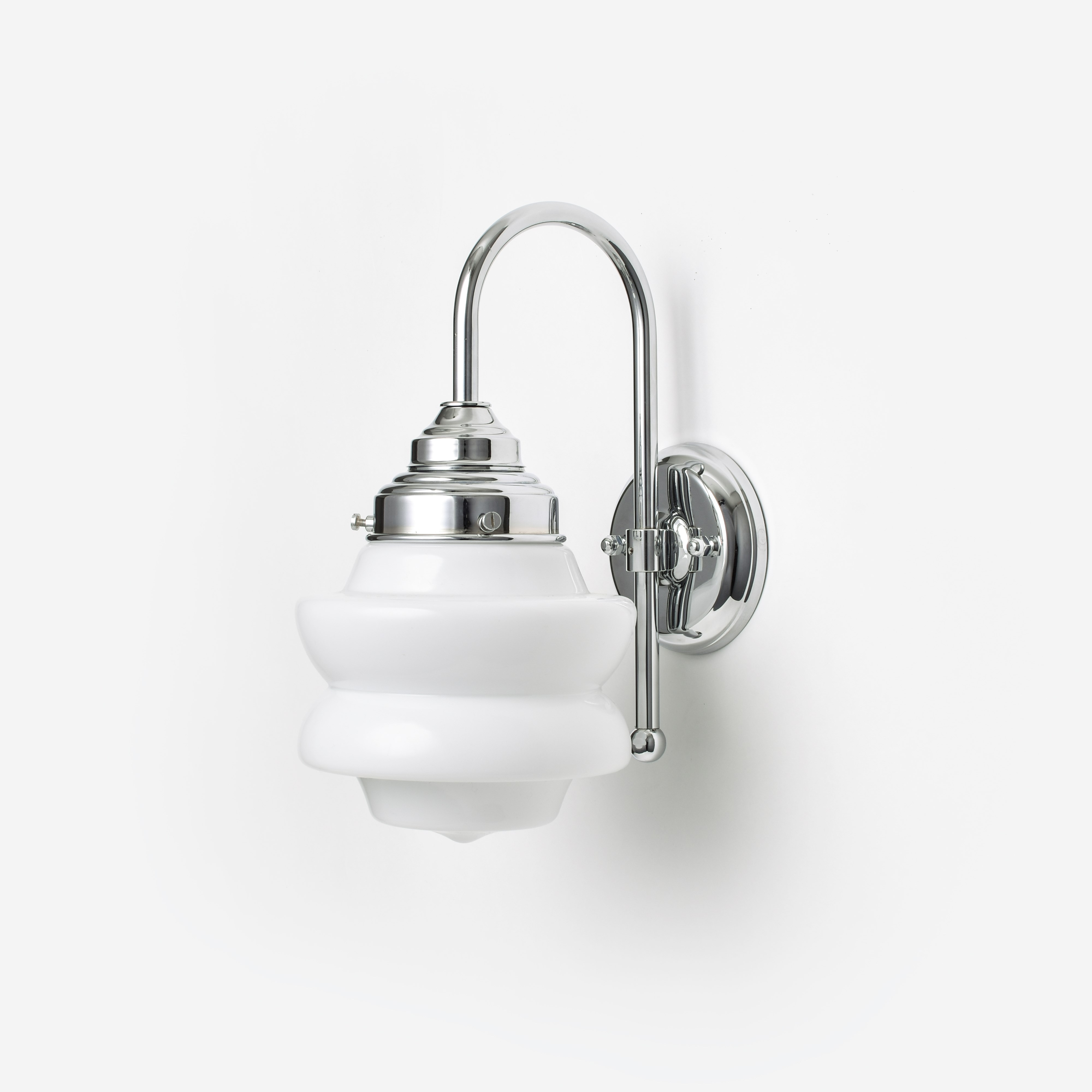 Wandleuchte Small Top Meander Chrom