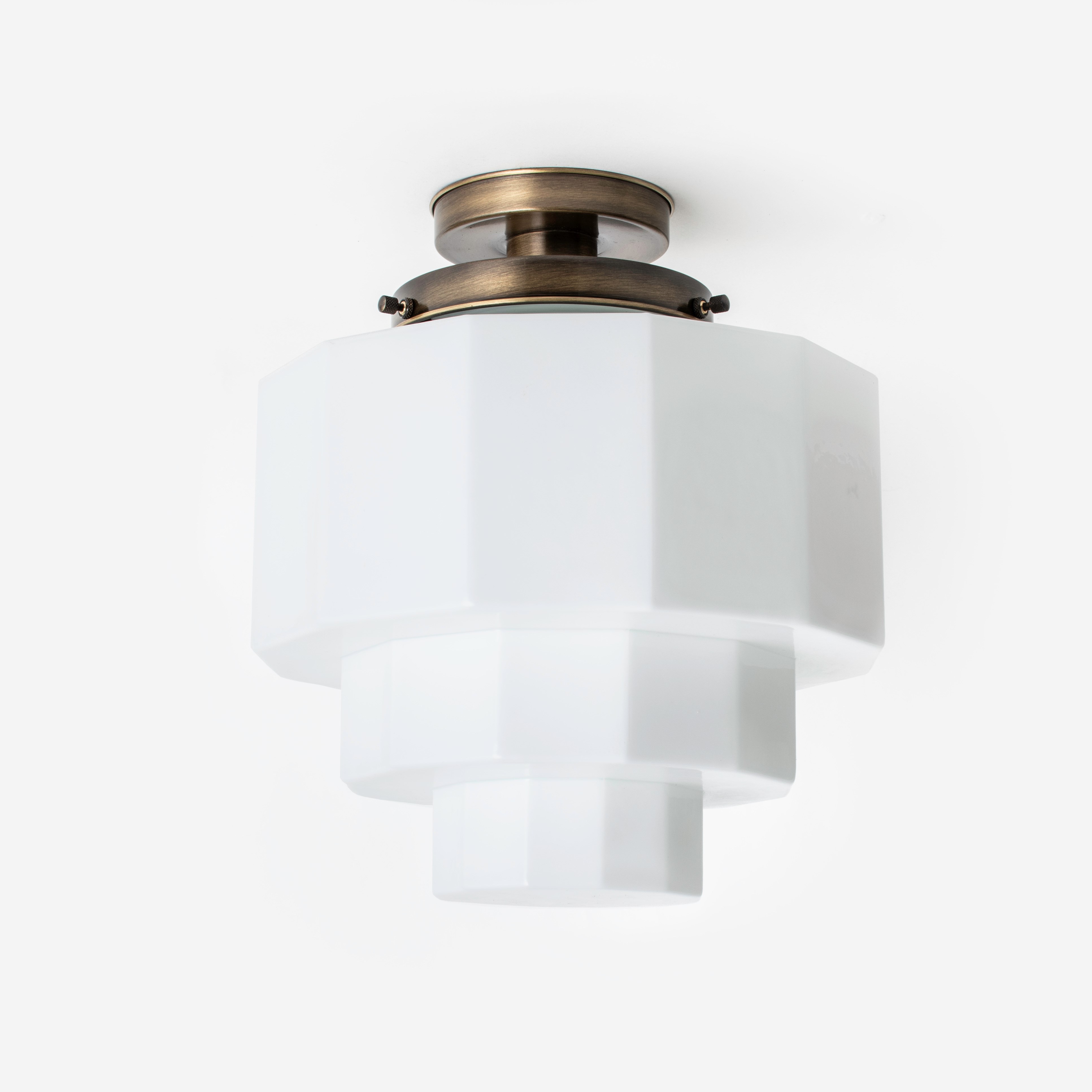 Deckenlampe Dodecagon 20's Bronze