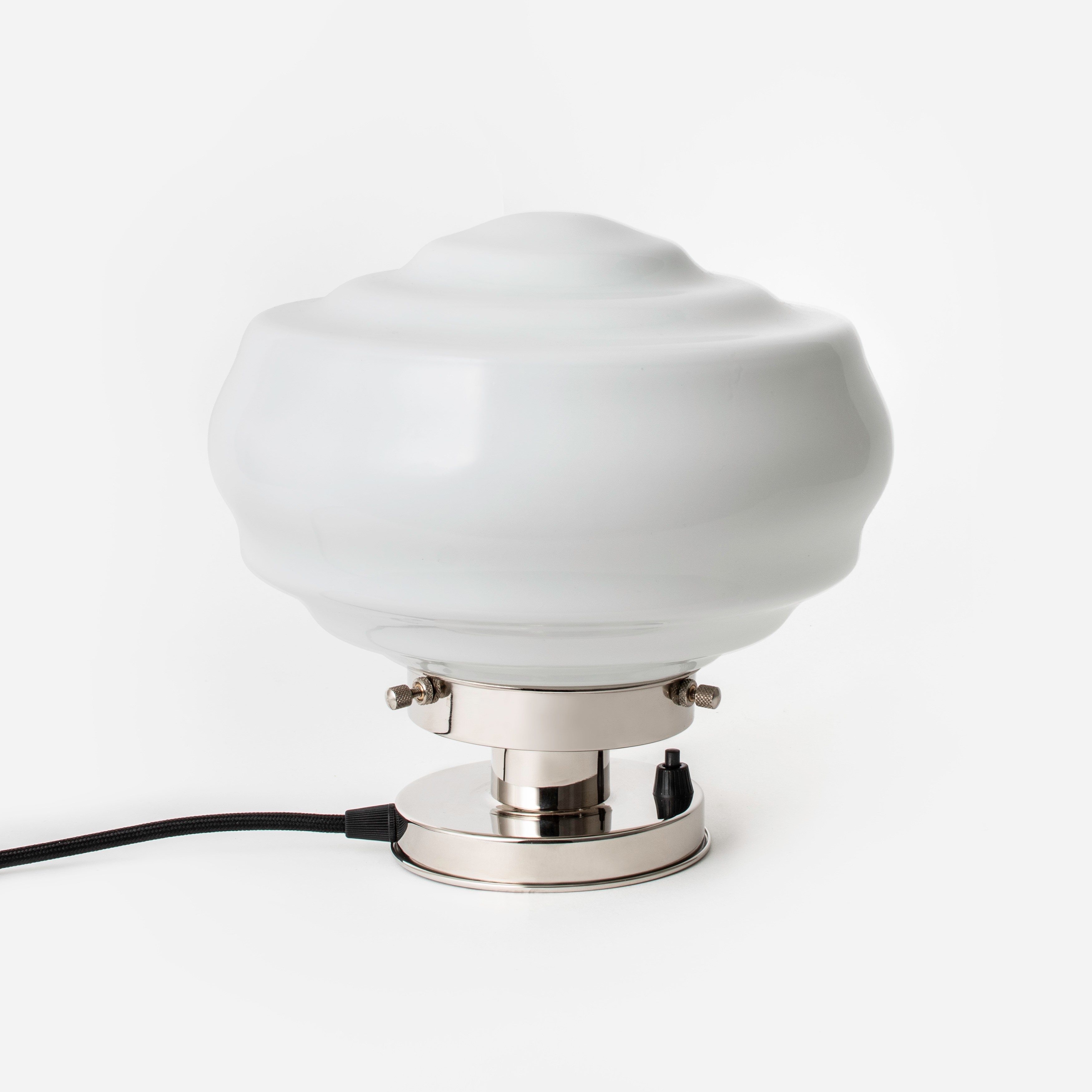 Tischlampe Alphonse 20's Nickel