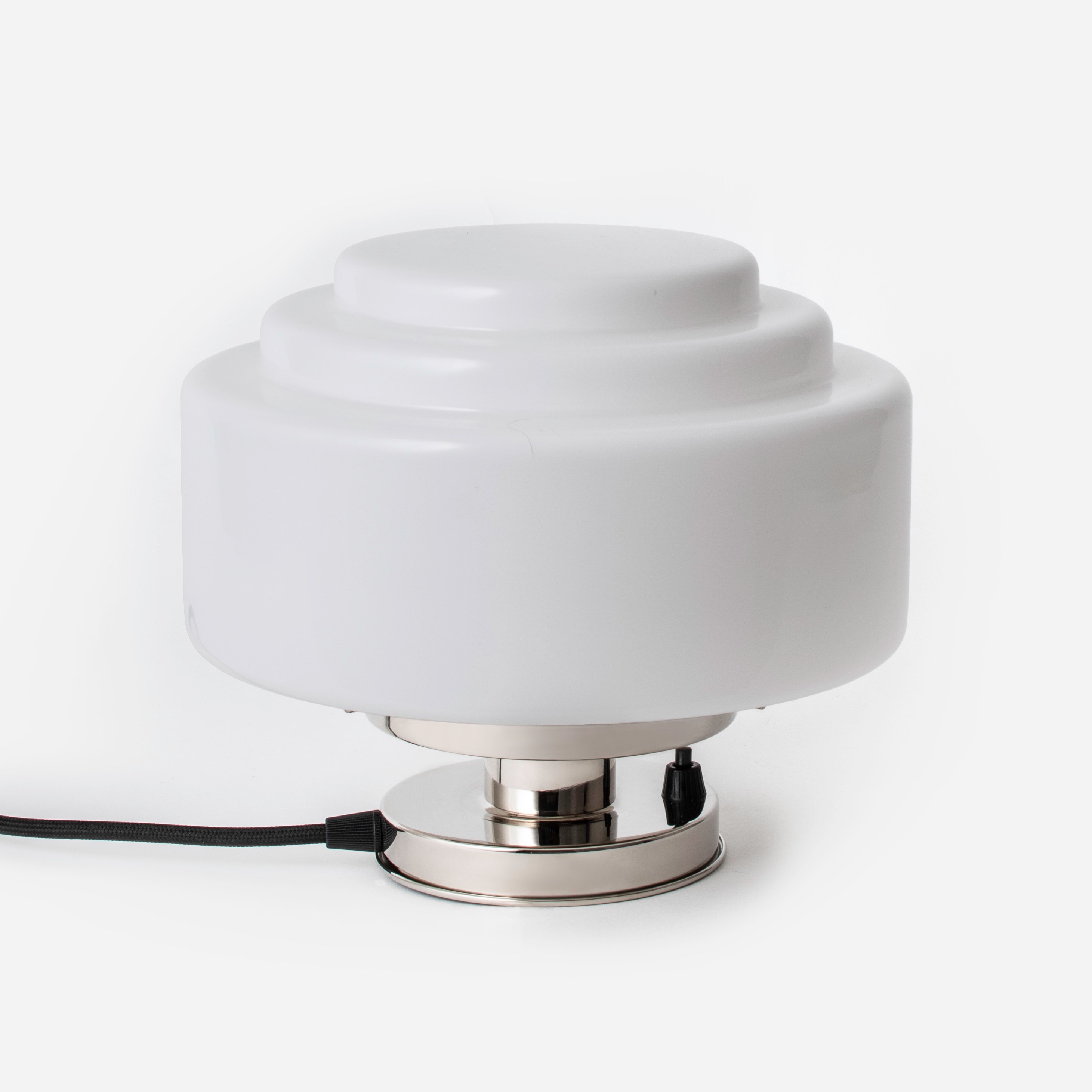 Tischlampe Stepped Ø 25 20's Nickel