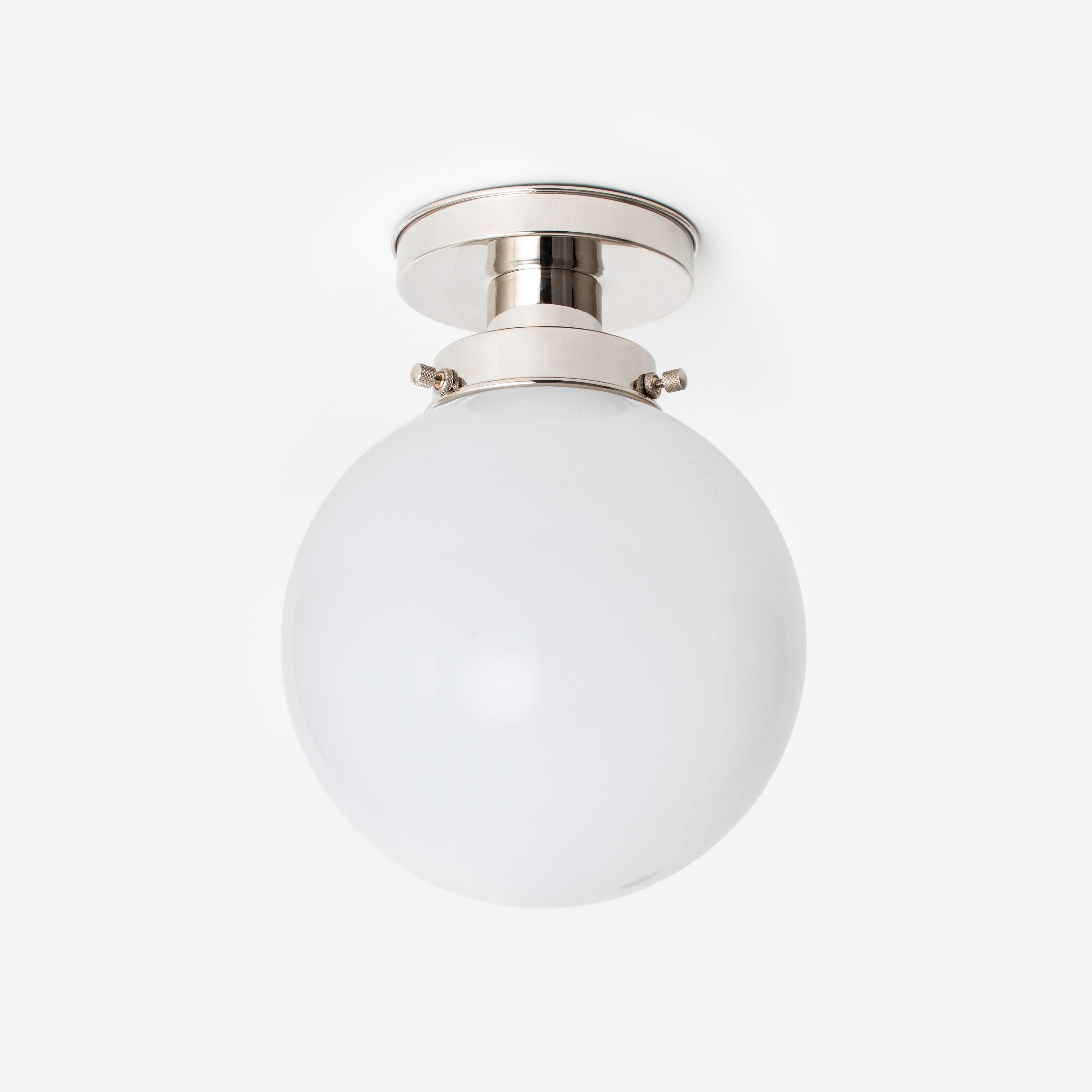 Deckenlampe Globe Ø 20 20's Nickel