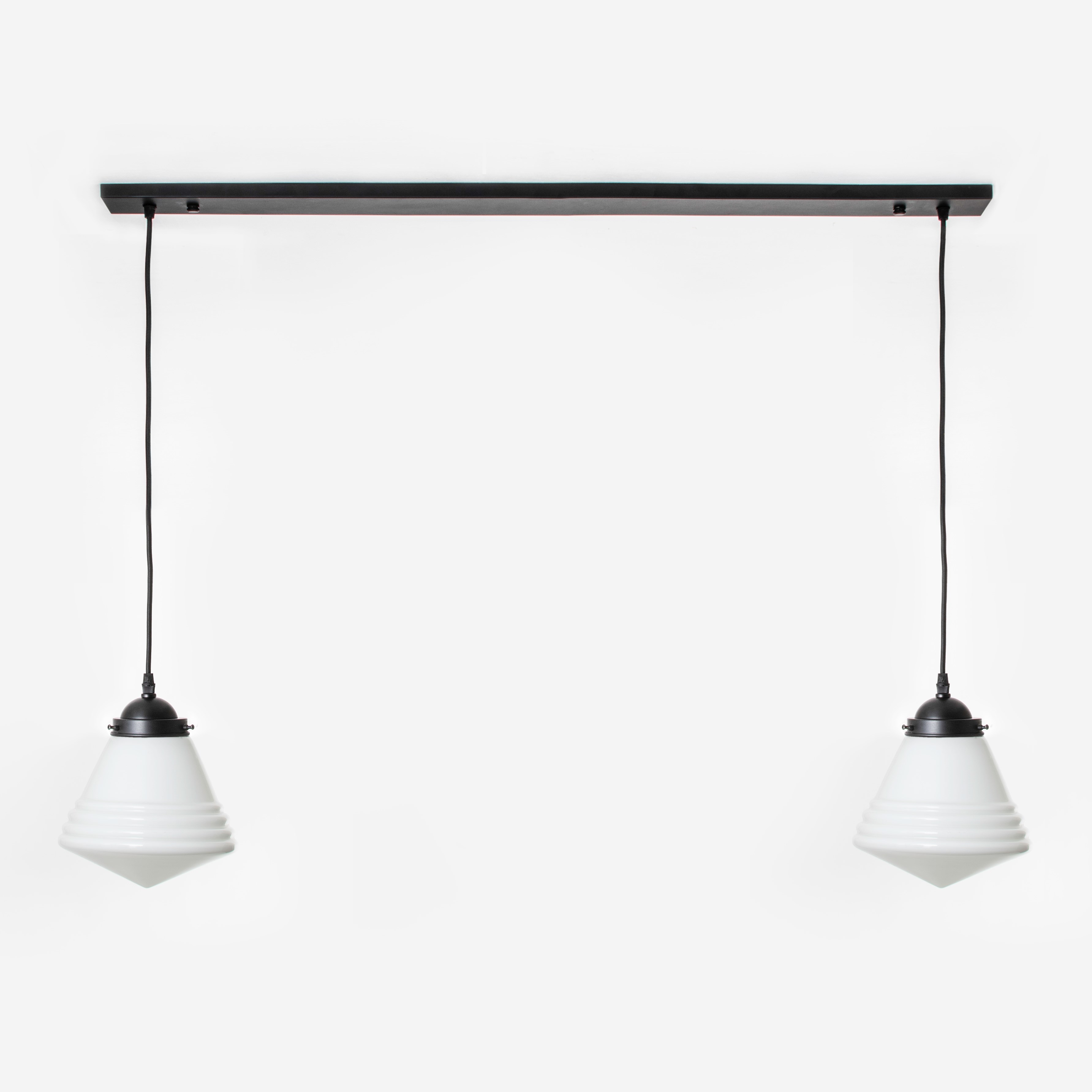 2 x Luxe School Small auf Deckenbalken Moonlight