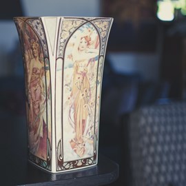 Vase Nouveau Damen Mucha