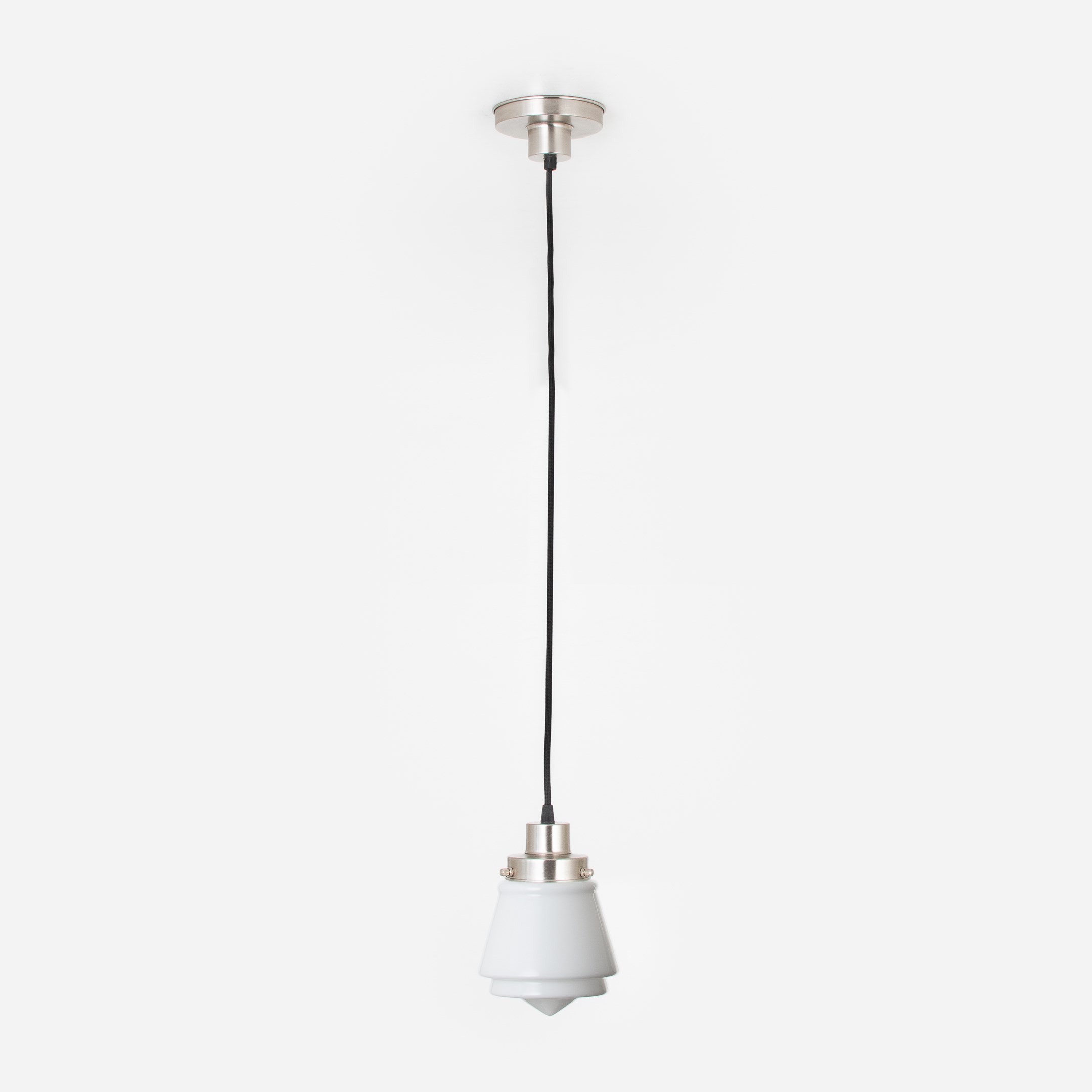 Hängelampe am Kabel Komeet 20's Nickel matt