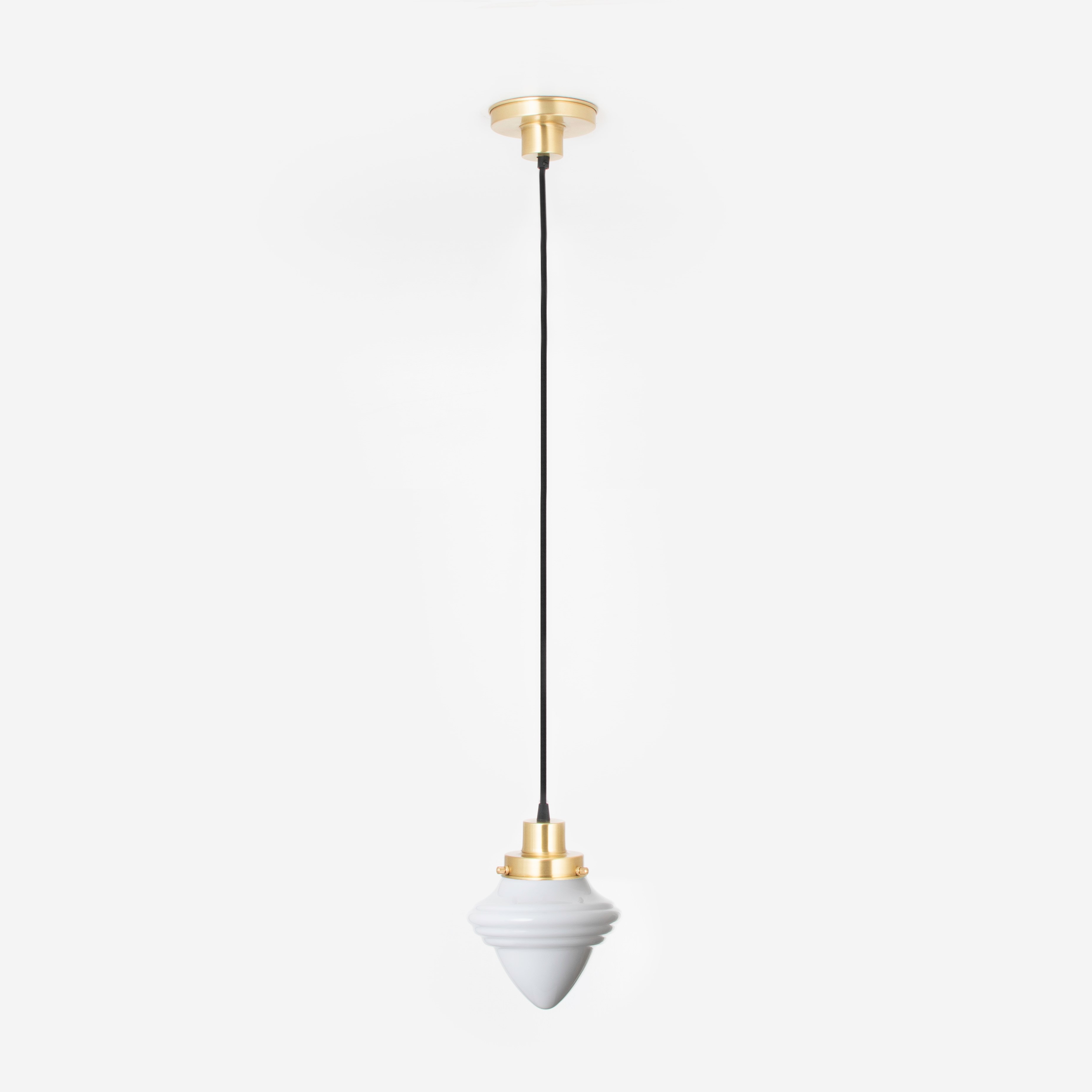Hängelampe am Kabel Acorn Small 20's Messing