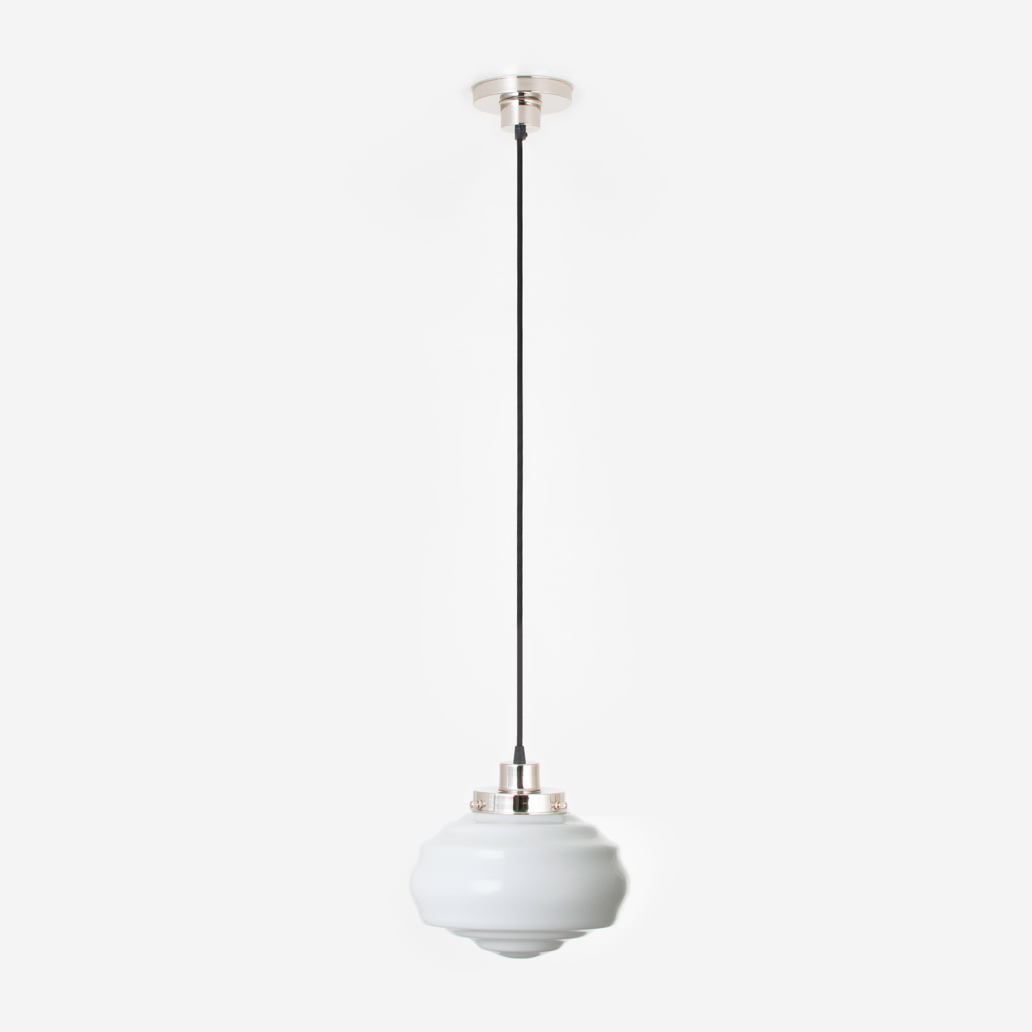 Hängelampe am Kabel Alphonse 20's Nickel
