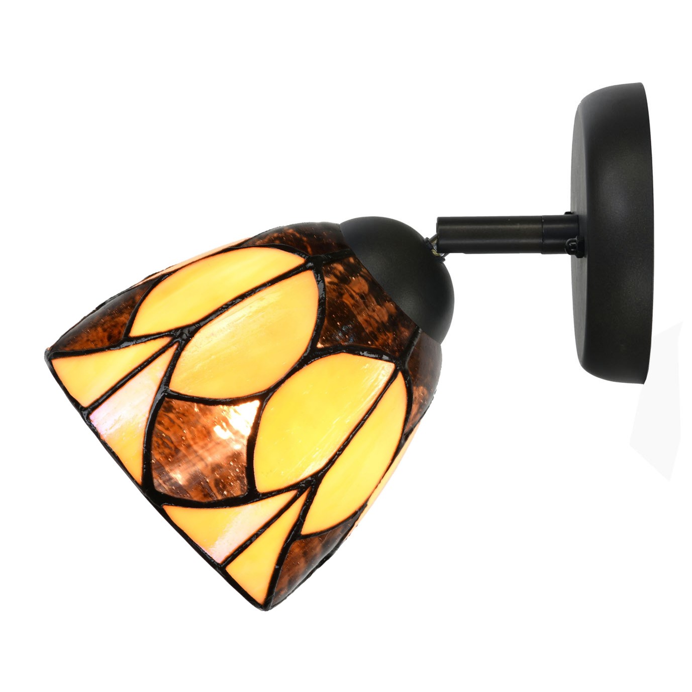 Tiffany Spot schwarz mit Parabola Small