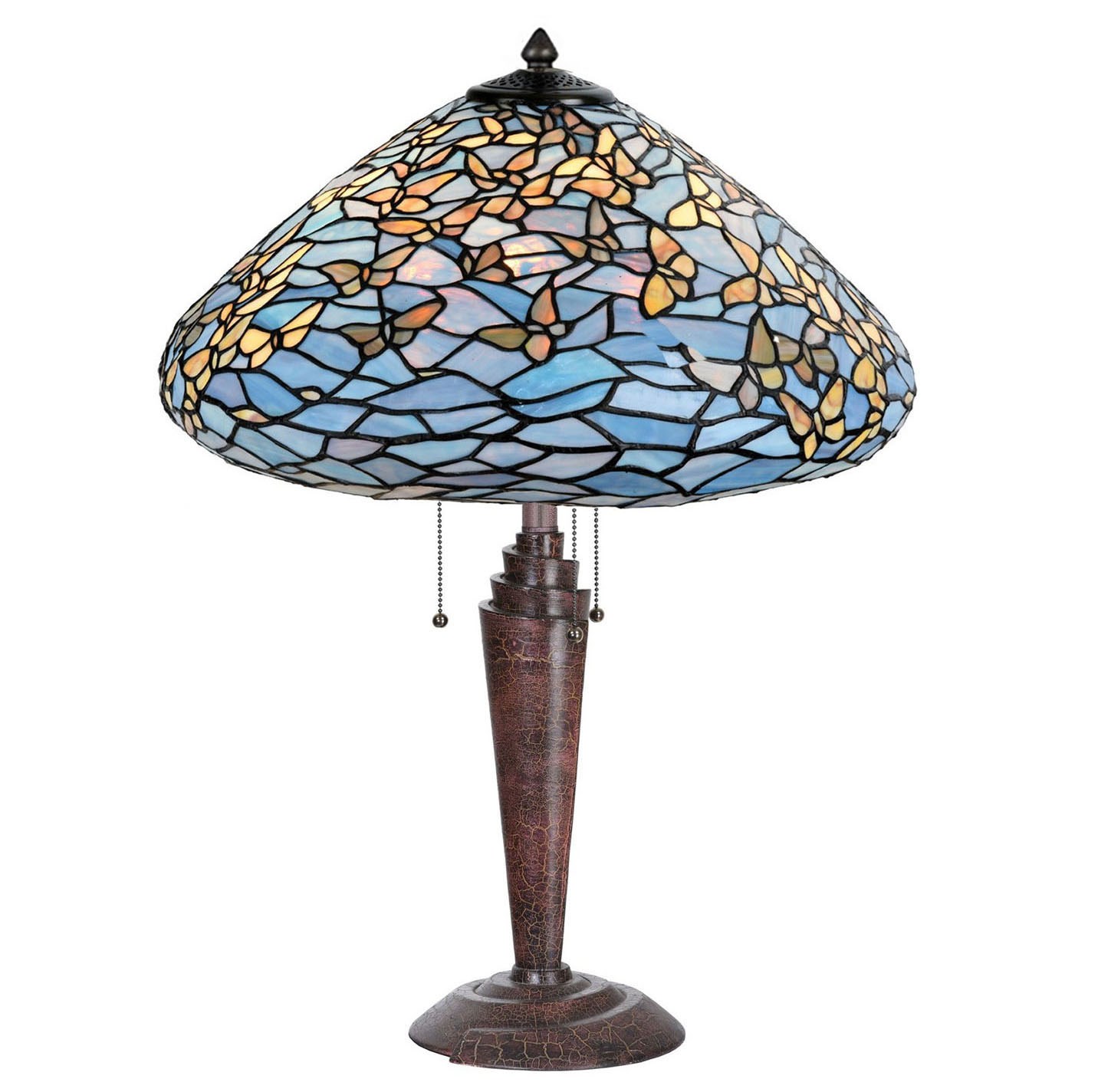 Tiffany Tischlampe Twist Fly Away
