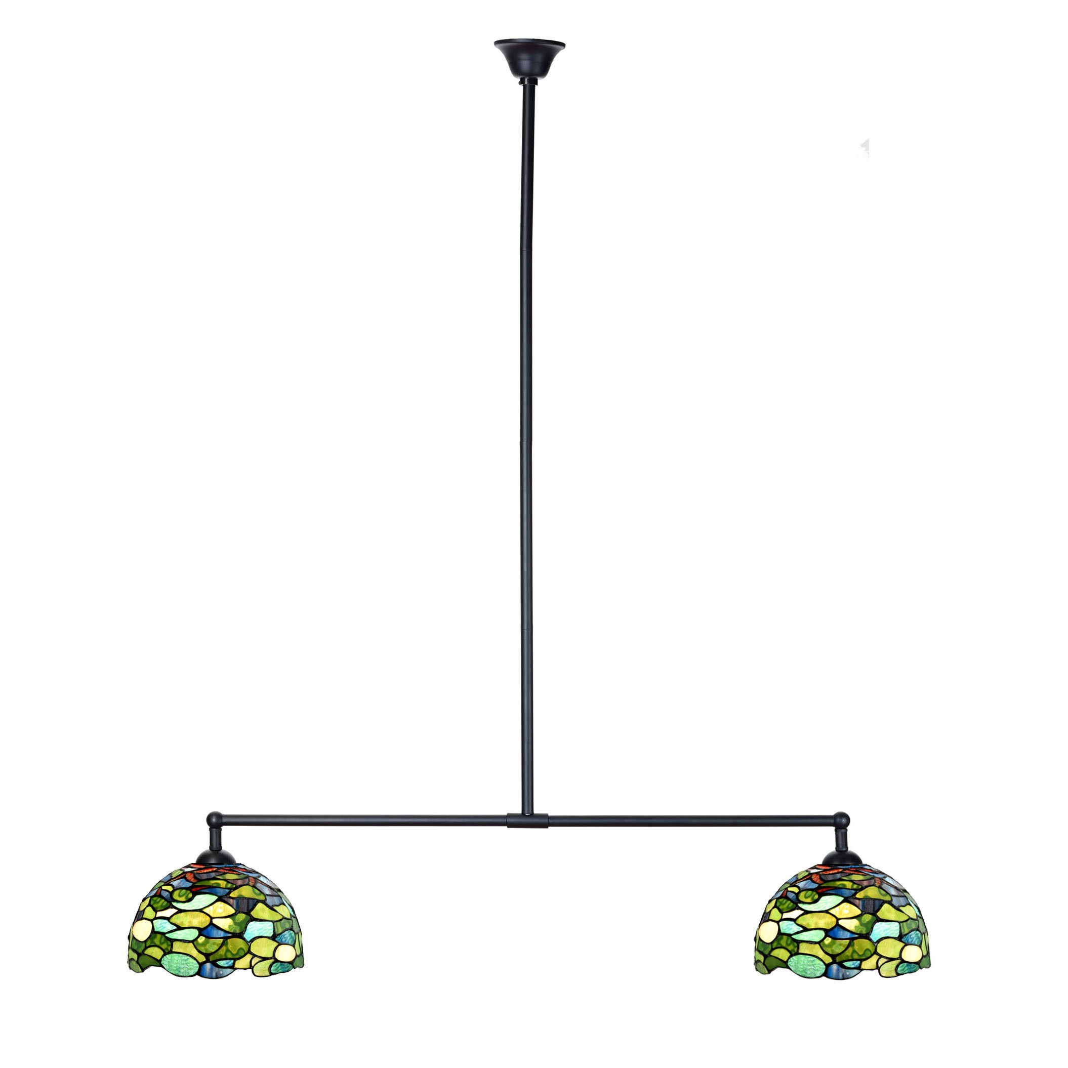 Tiffany T-Lampe 2 Lichter Hortensie