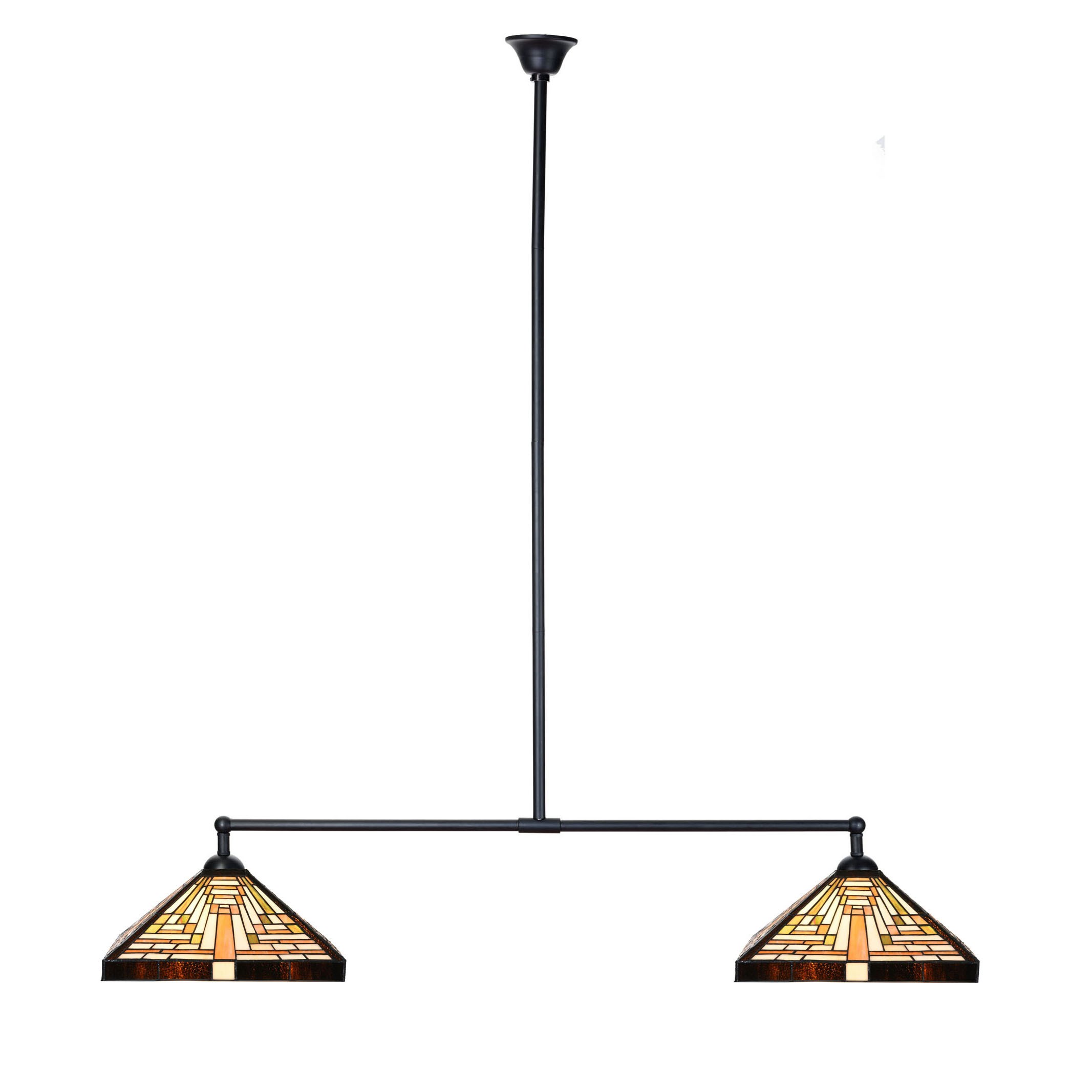 Tiffany T-Lampe 2 Lichter Rising Sun