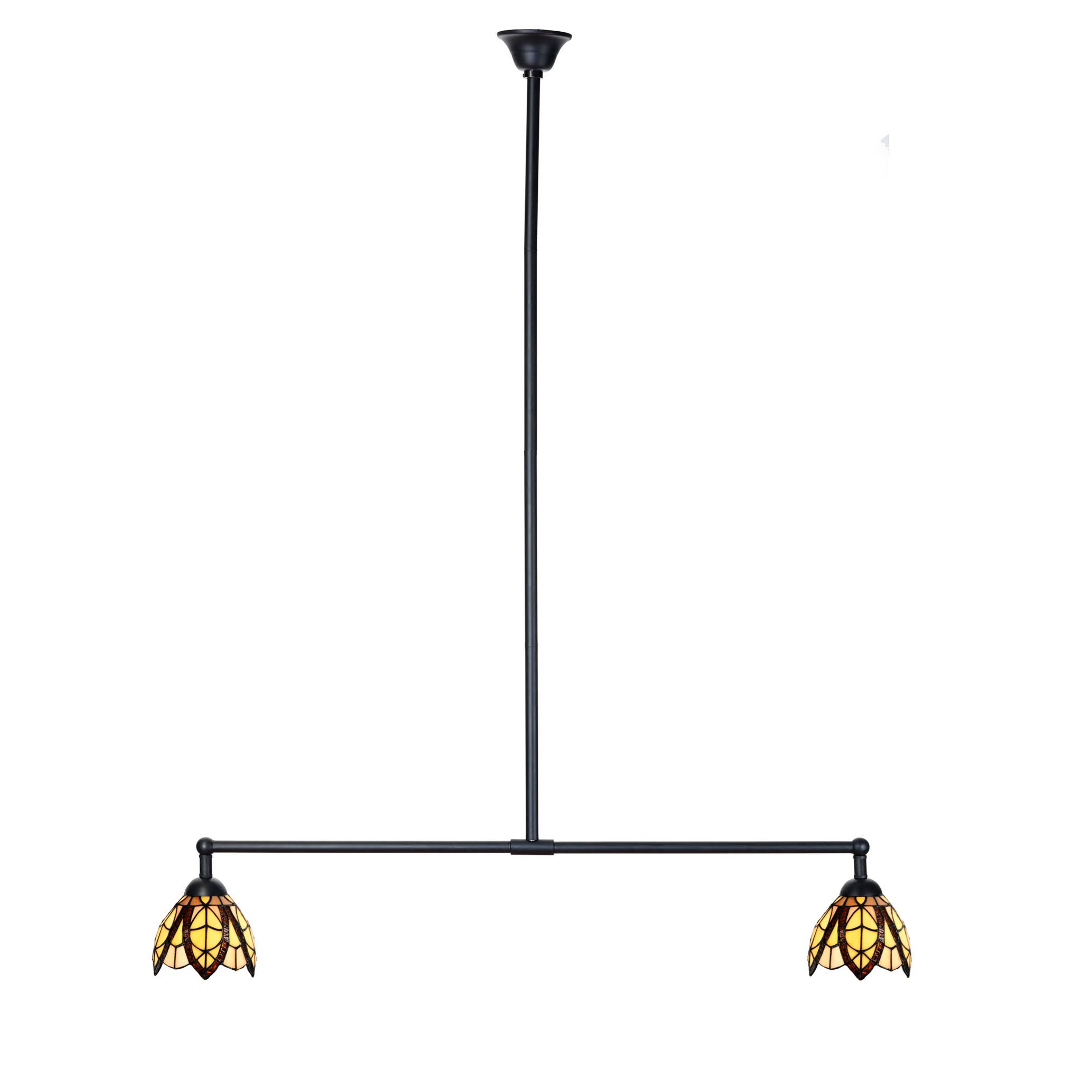 Tiffany T-Lampe 2 Lichter Flow Souplesse Small