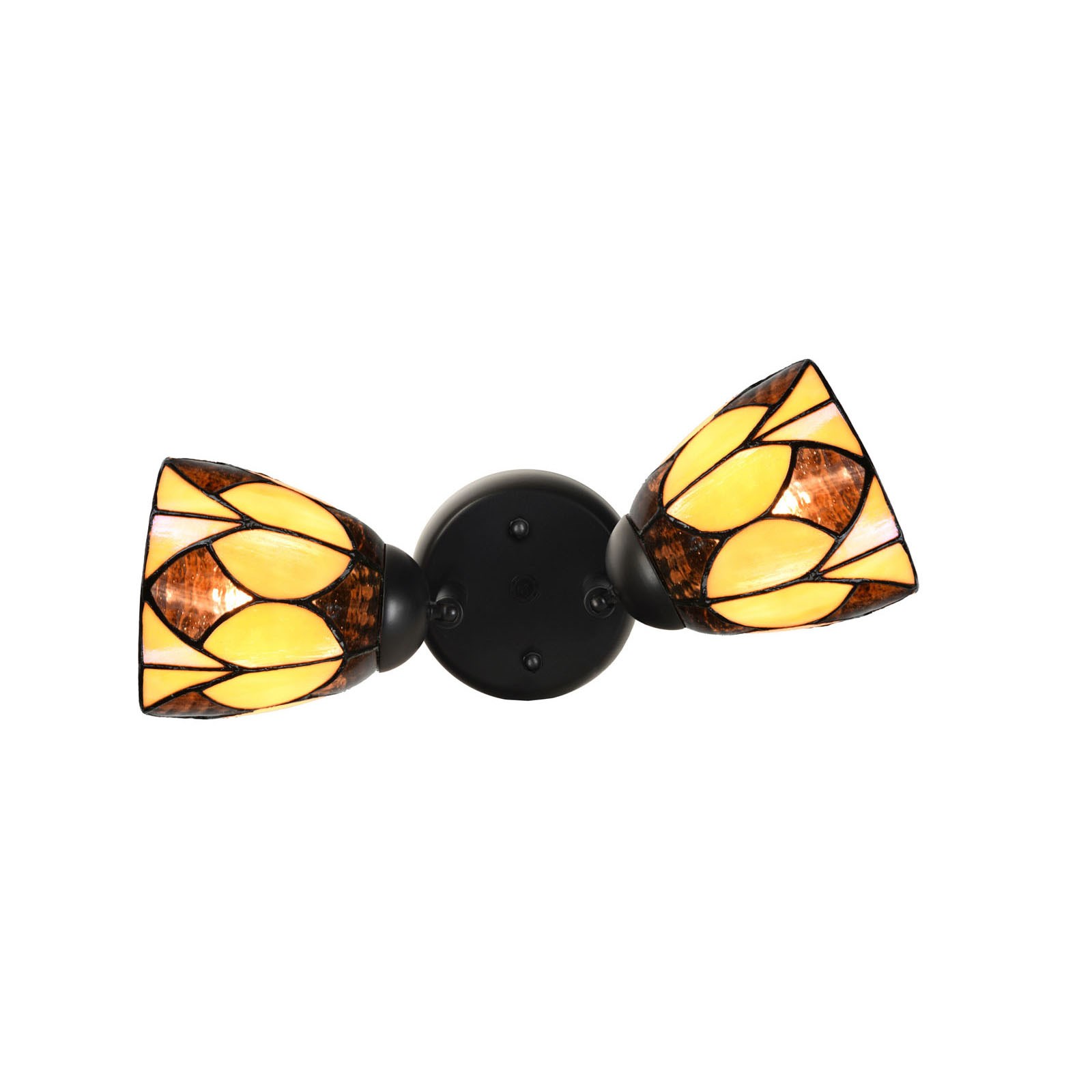Doppelspot Schwarz mit Parabola Small