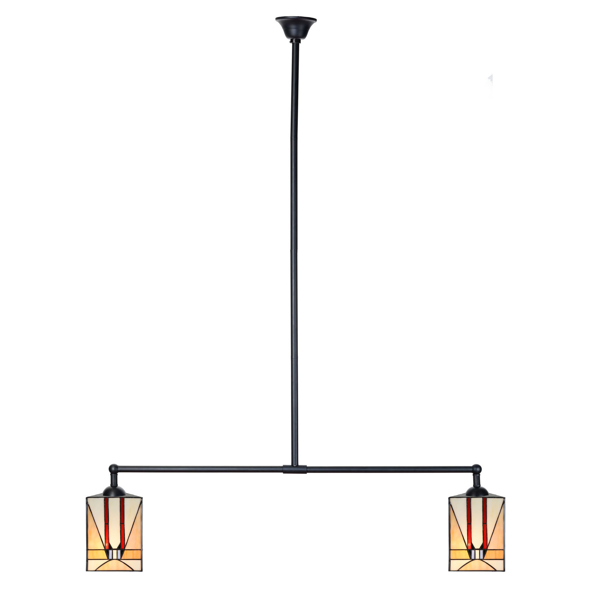 Tiffany T-Lampe 2 Lichter Tuschinski Triangle