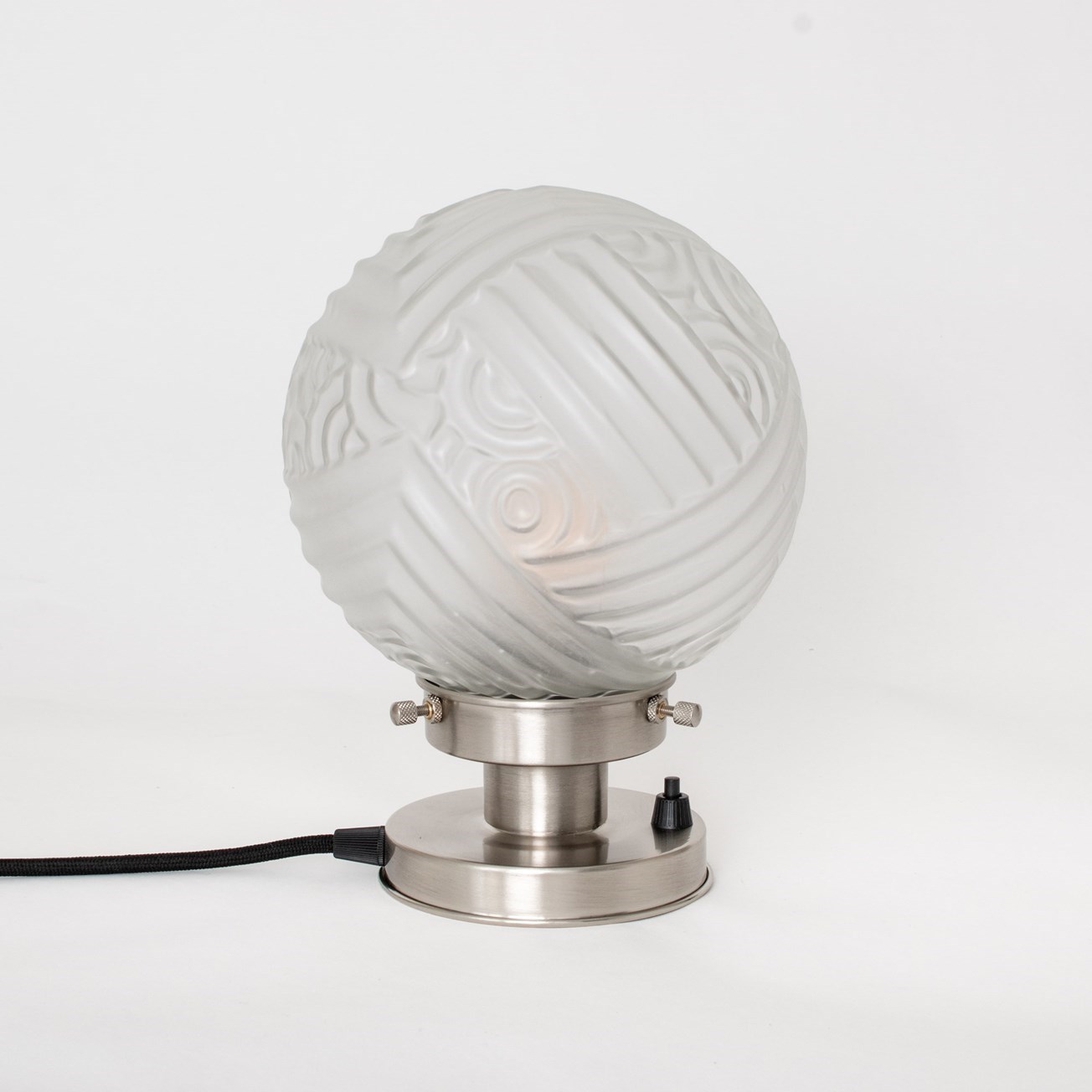Tischlampe Nouveau Romance 20's Mattes Nickel