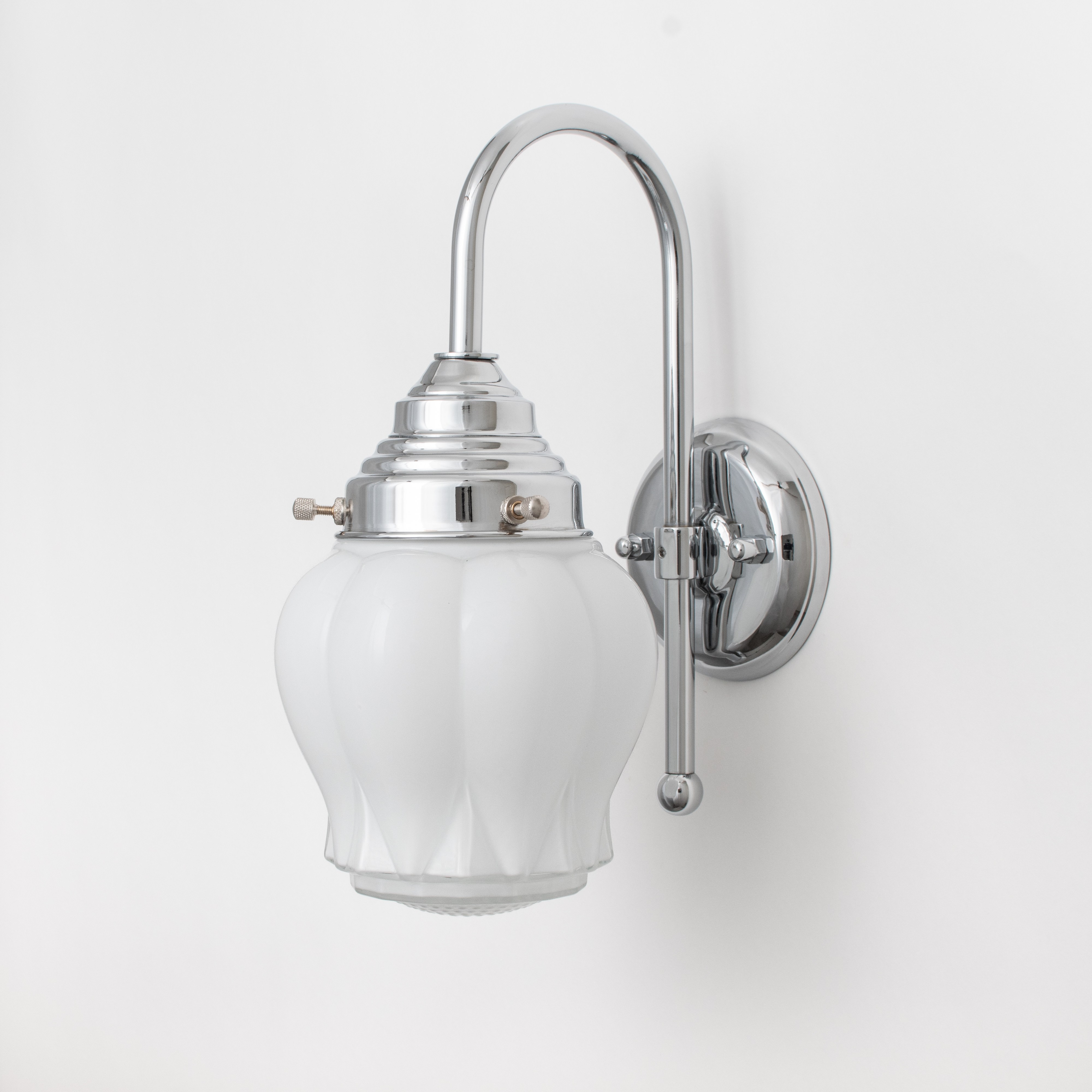 Wandleuchte Eden Meander Chrom