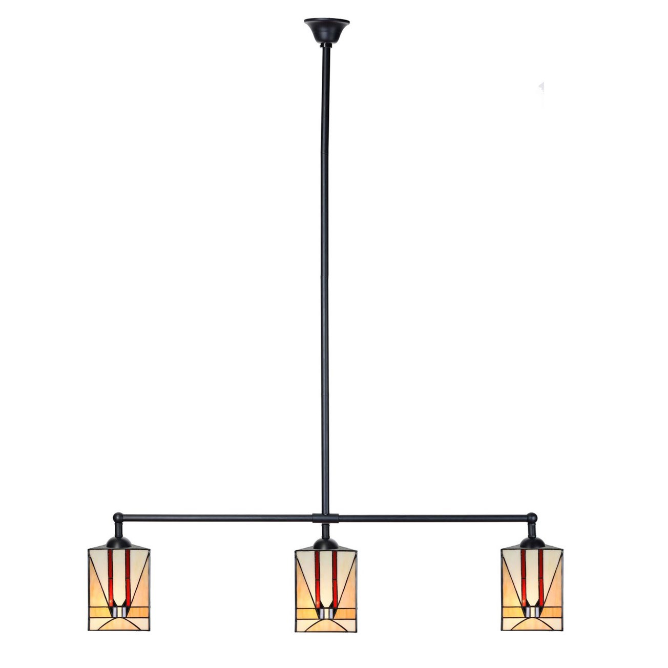 Tiffany T-Lampe 3 Lichter Tuschinski Triangle