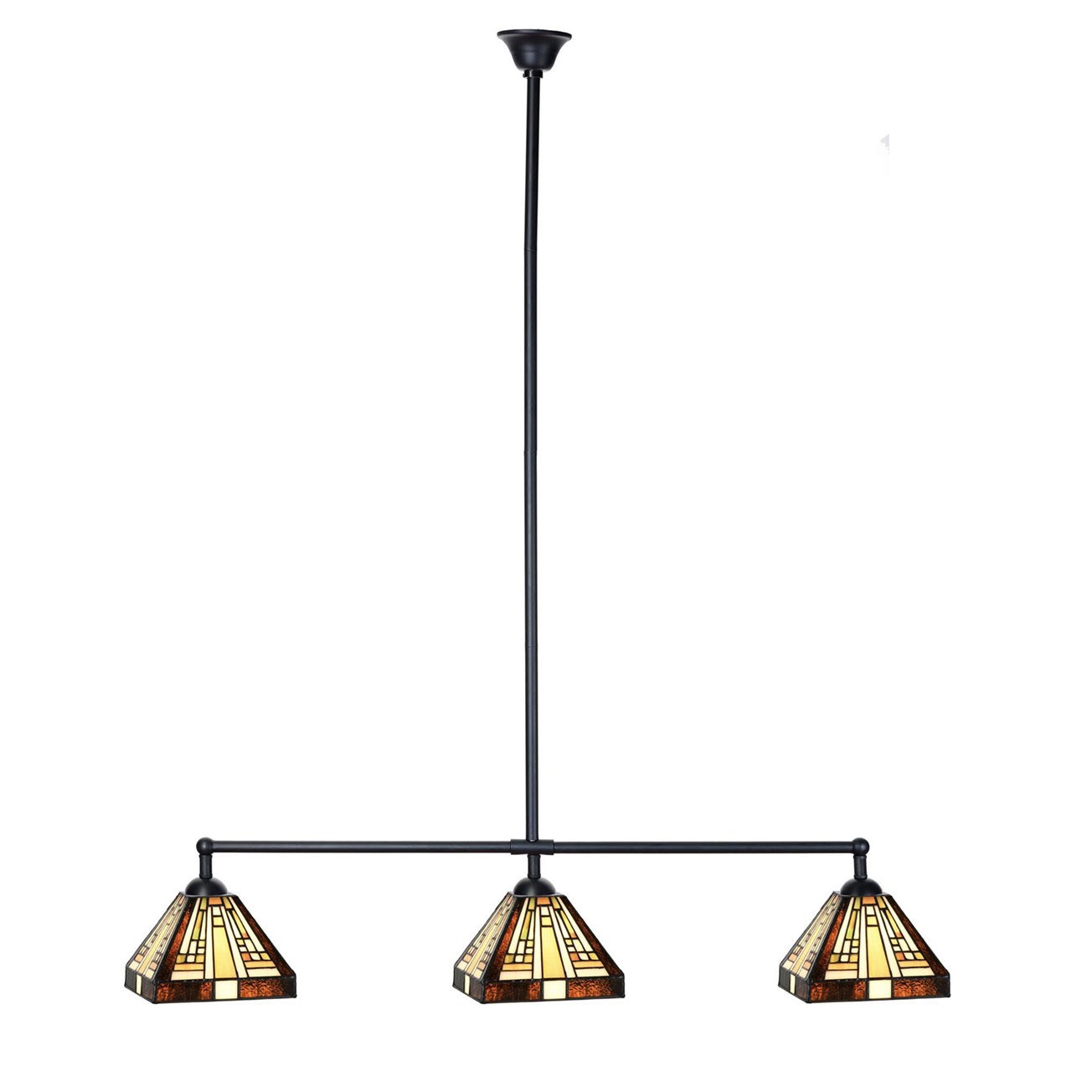 Tiffany T-Lampe 3 Lichter Rising Sun Small