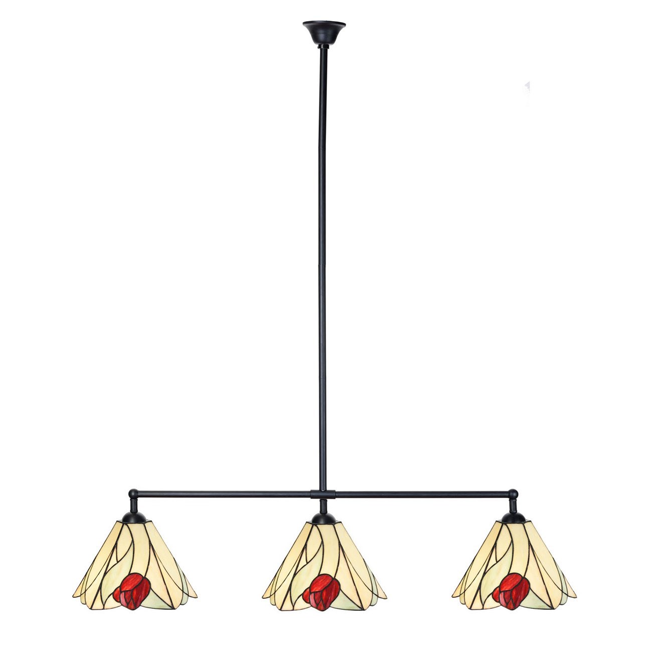 Tiffany T-Lampe 3 Lichter Tulip