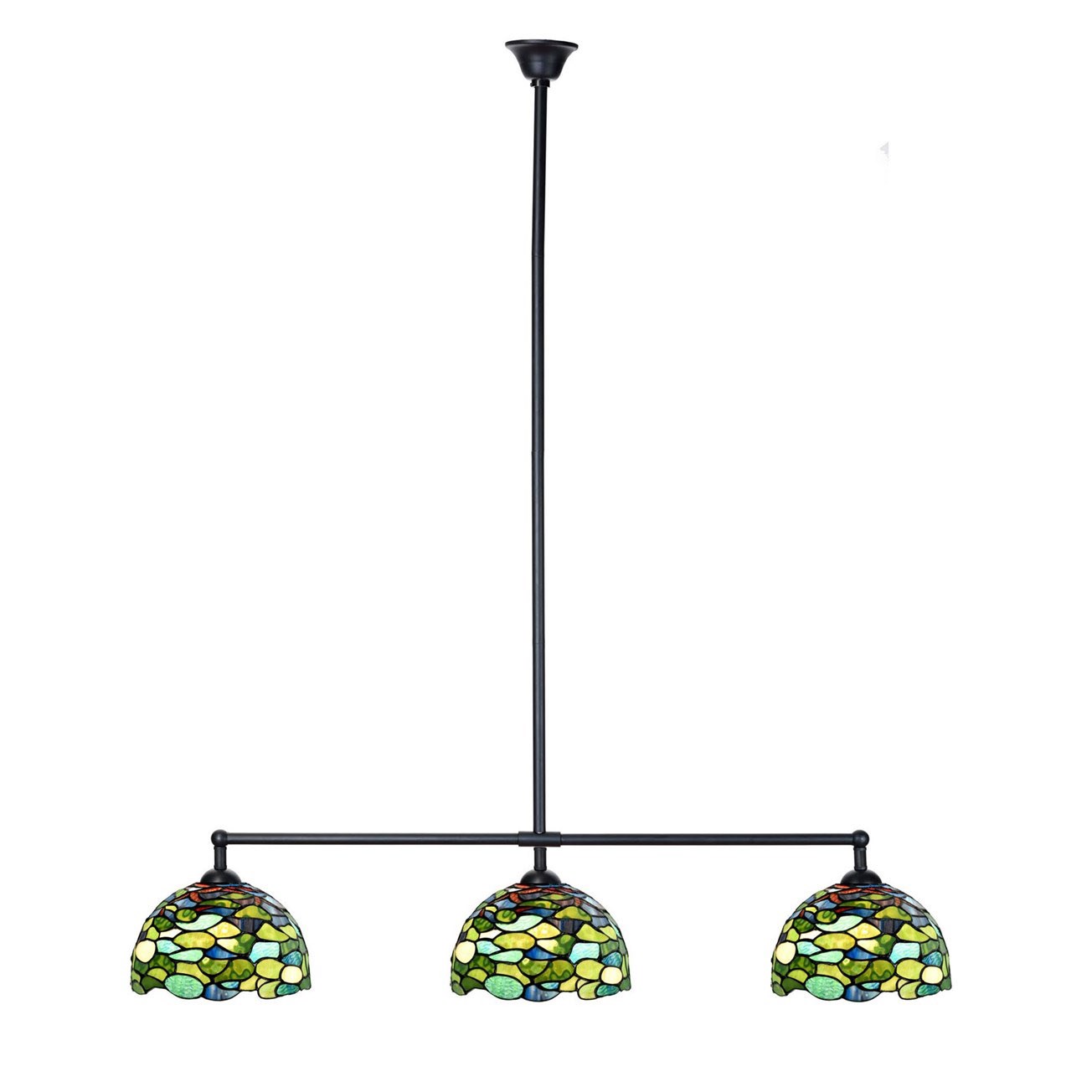 Tiffany T-Lampe 3 Lichter Hortensie