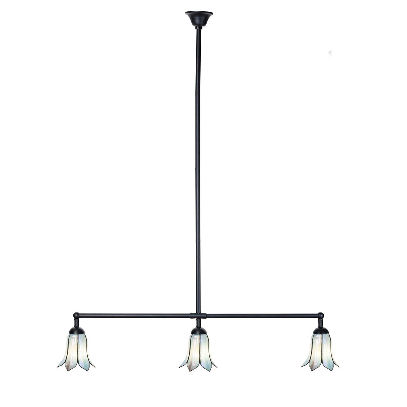 Tiffany T-Lampe 3 Lichter Gentian Blue