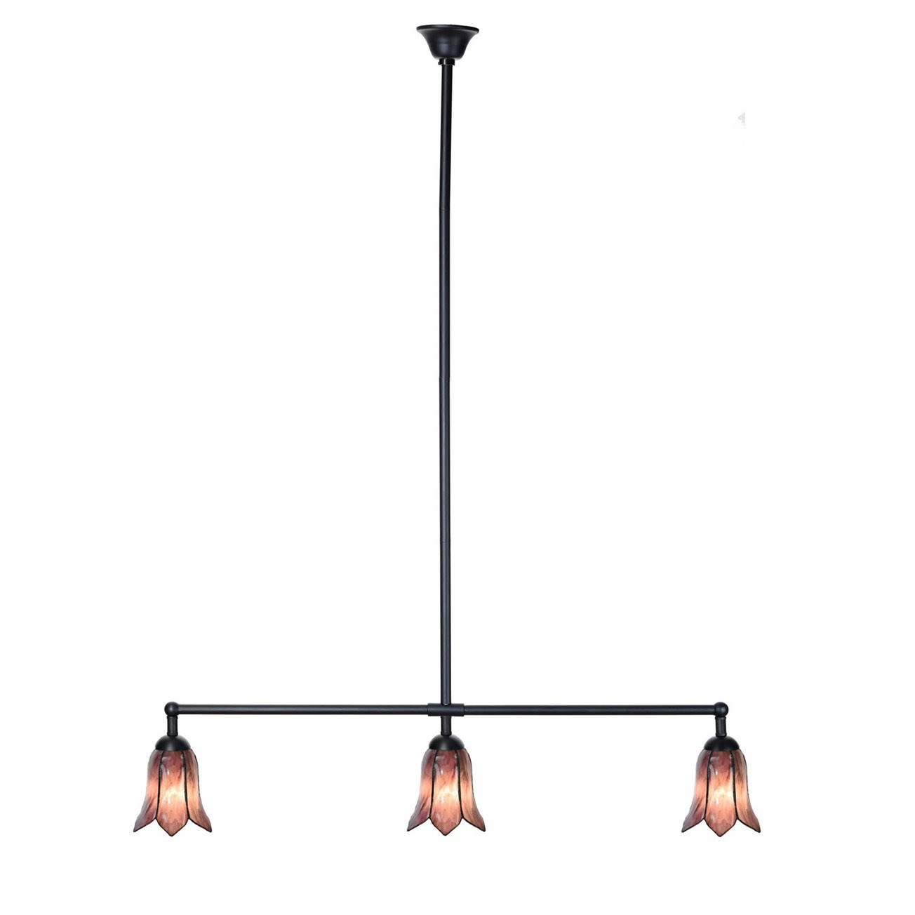 Tiffany T-Lampe 3 Lichter Gentian Purple