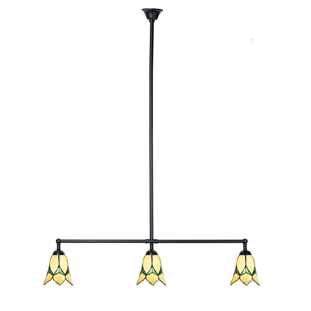 Tiffany T-Lampe 3 Lichter Lovely Flower Yellow
