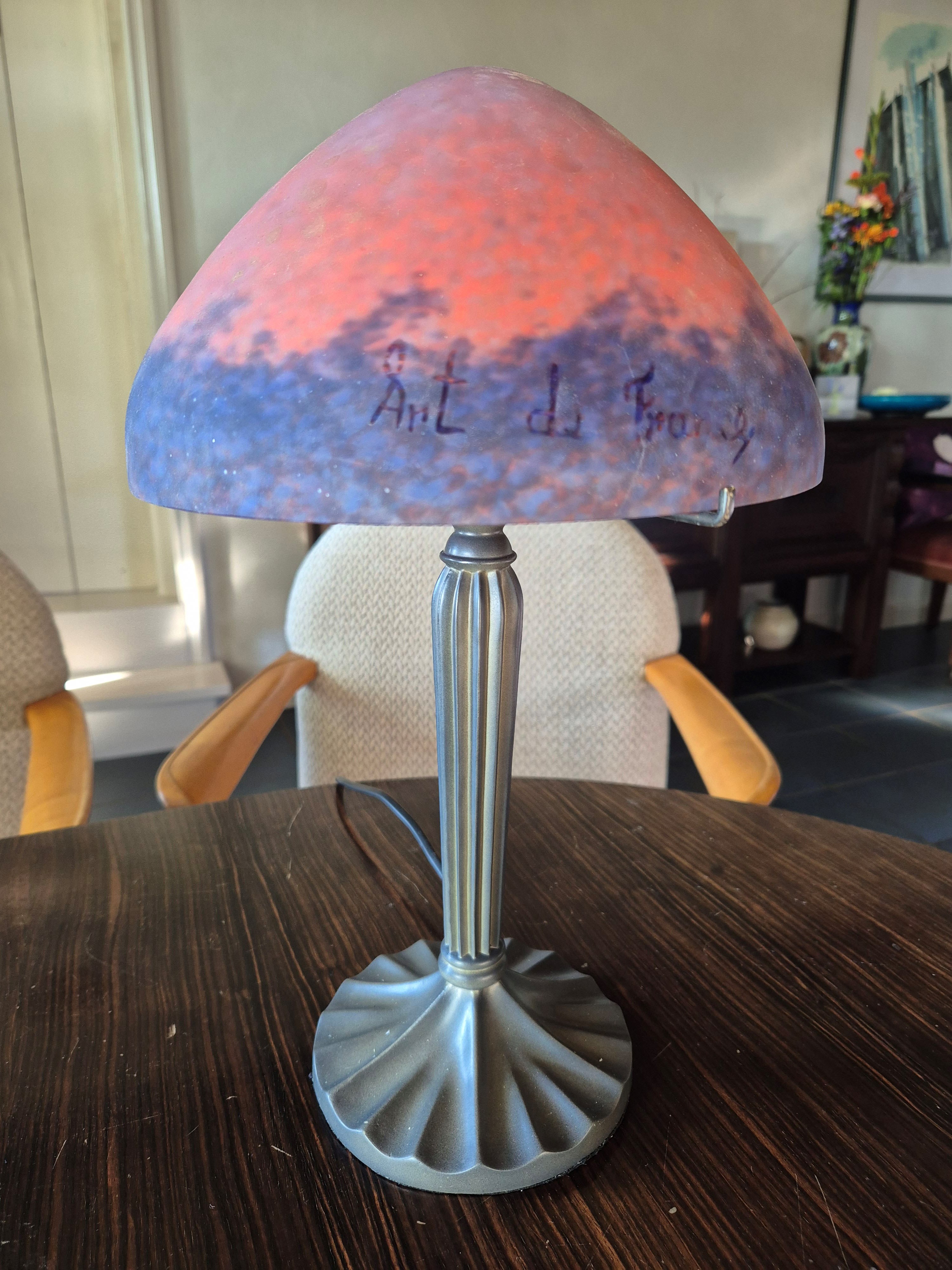 Tischlampe Pâte-de-verre
