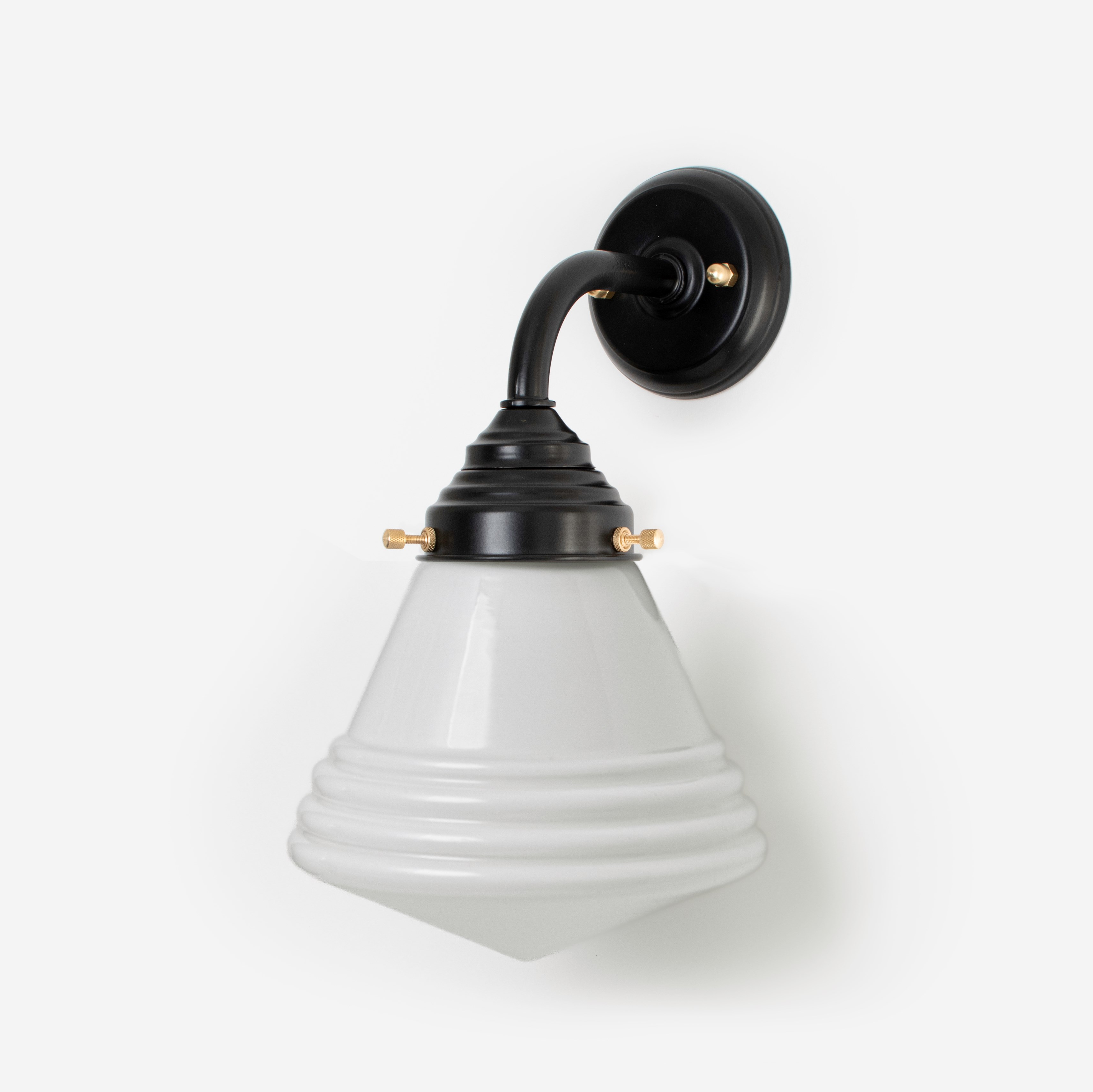 Außenleuchte - Wandleuchte Luxurious School Small Curve Black