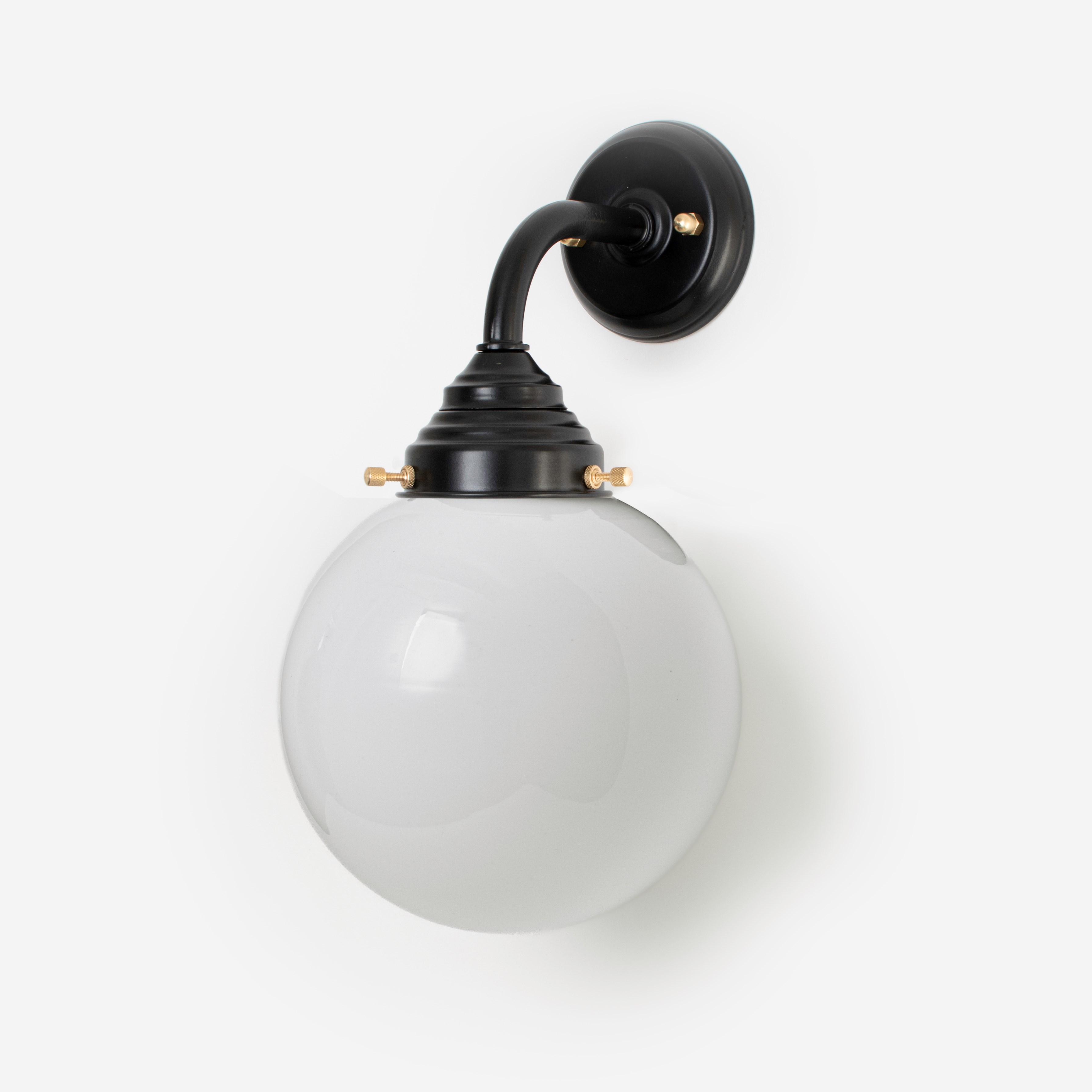 Außenleuchte - Wandleuchte Globe Ø 20 Curve Black