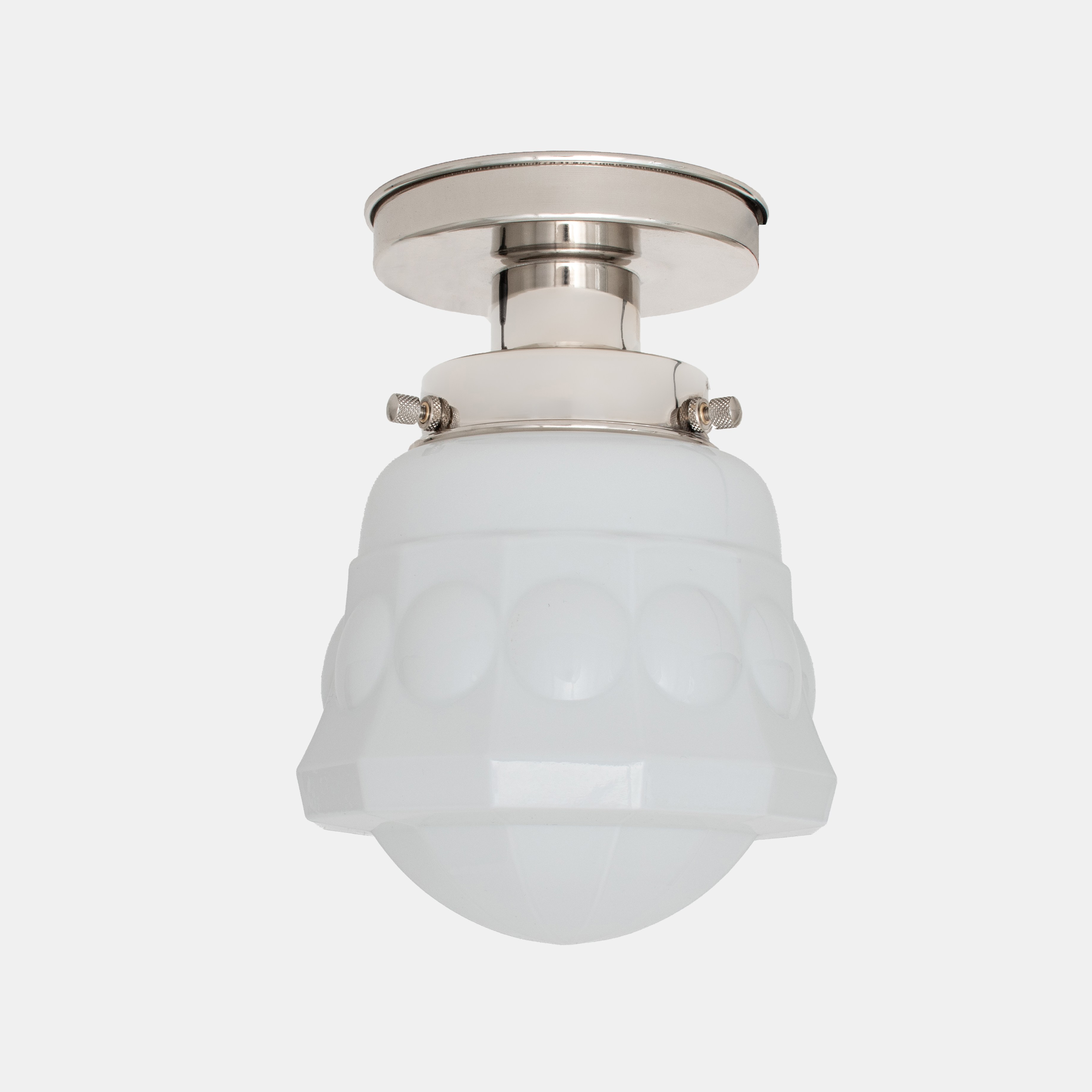 Deckenlampe Weimar 20's Nickel