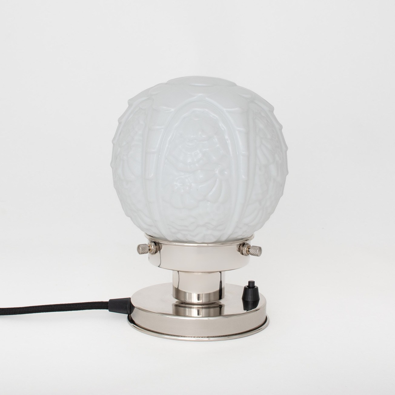 Tischlampe Guimard Flower 20's Nickel