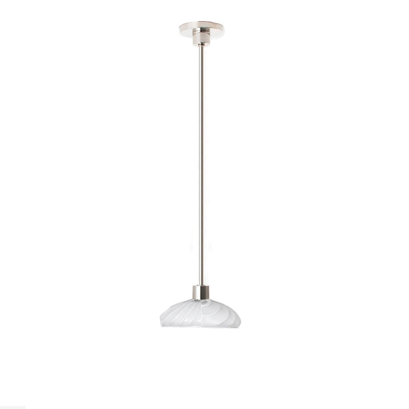 Hängelampe Swingbowl 20er Nickel