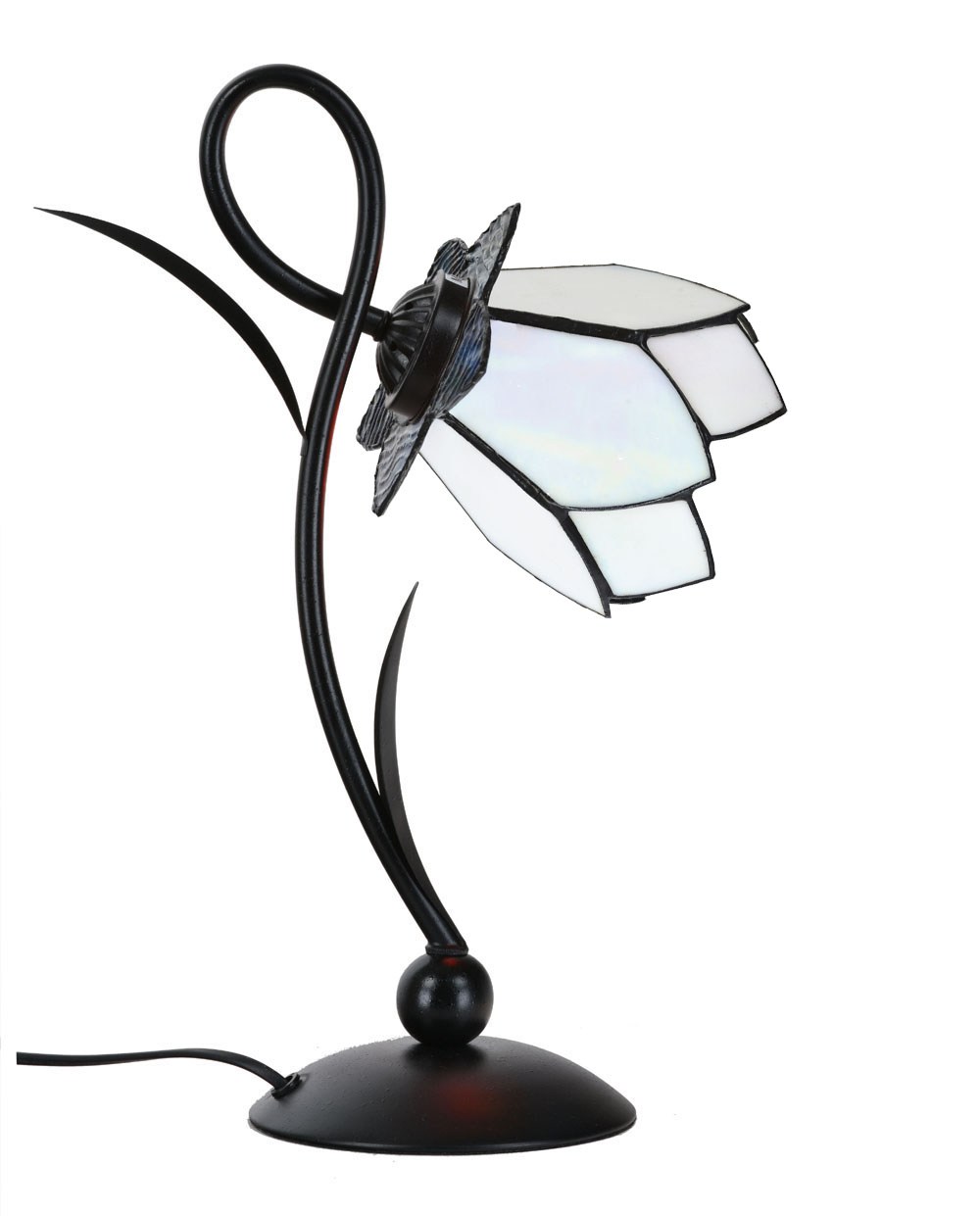 Tiffany Tischlampe Lovely White Lotus 