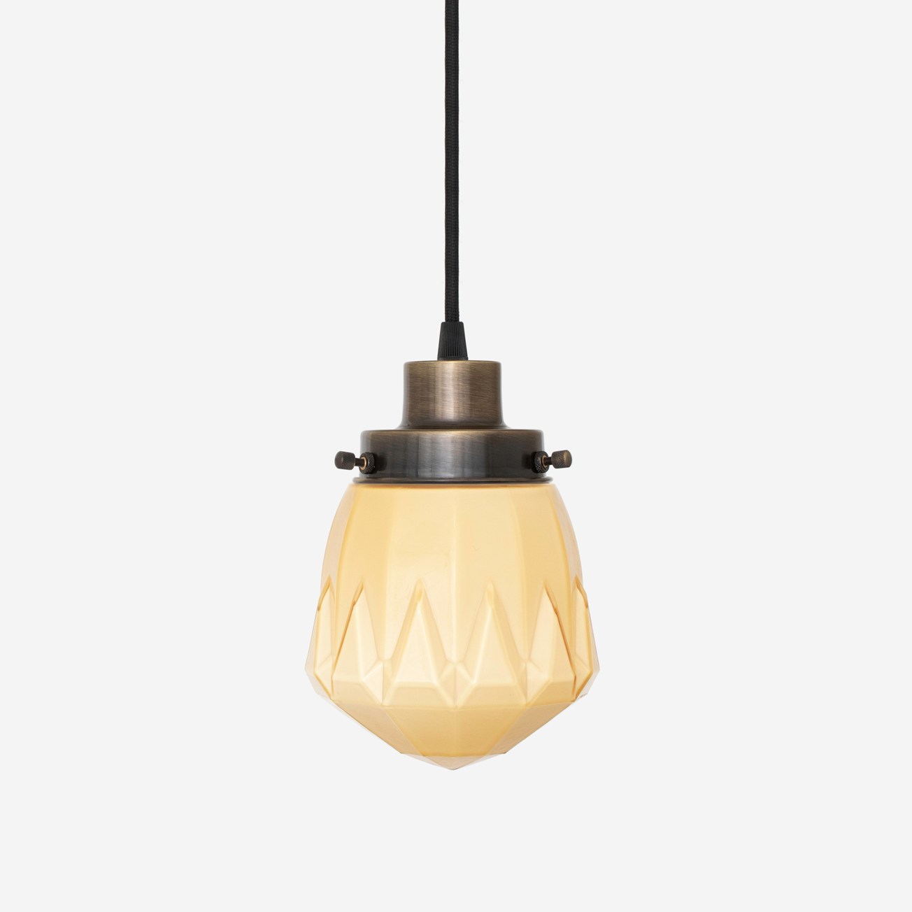 Pendelleuchte mit Kabel, Modell Rocket Sunny 20er Jahre, Bronze